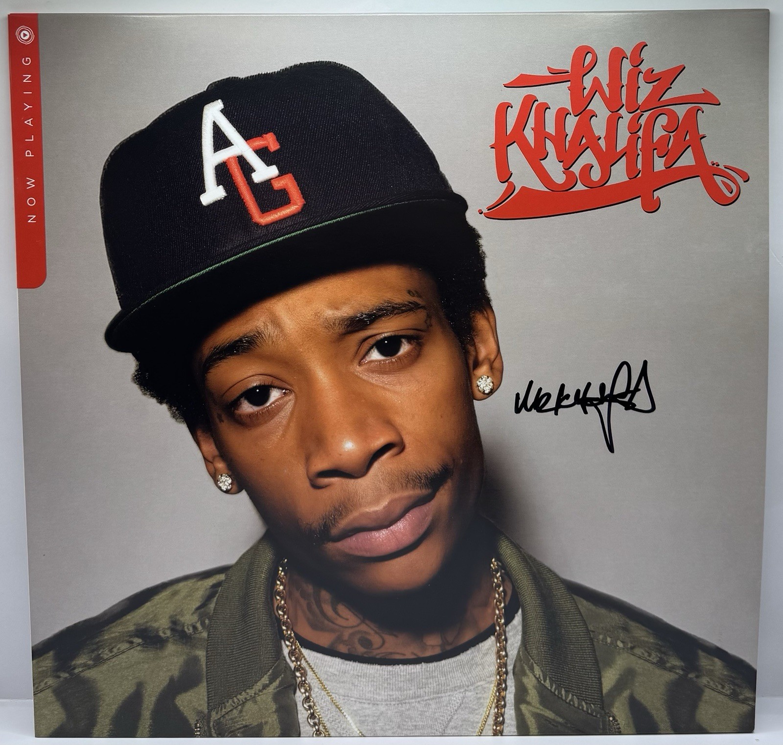 Wiz Khalifa Signed Autographed Now Playing Vinyl Album JSA COA