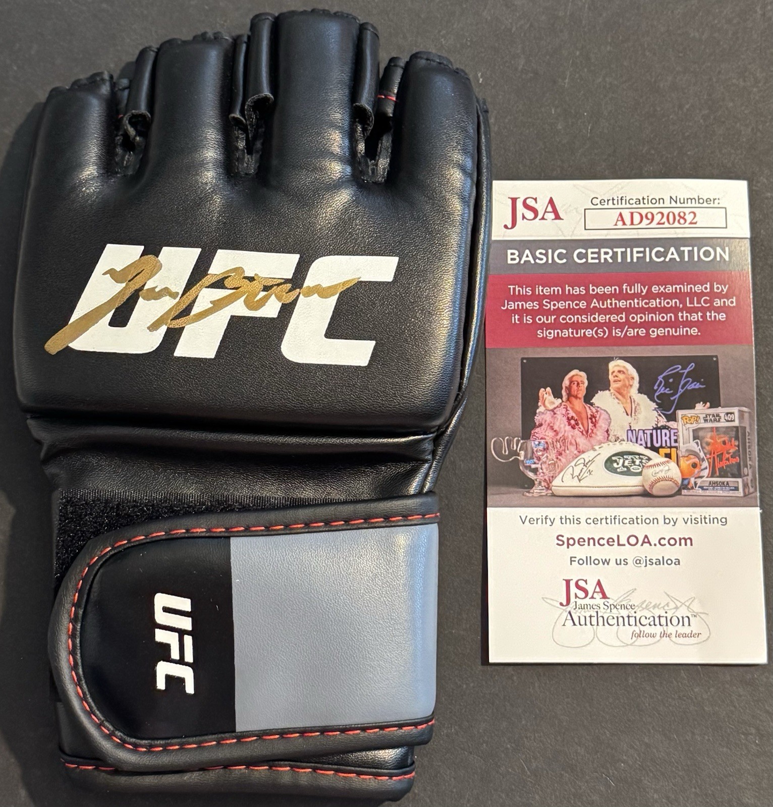 Jan Blachowicz Signed Autographed UFC Fighter Glove MMA Champ JSA