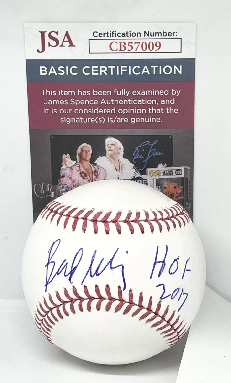 Bud Selig Commissioner signed Official MLB Baseball Ball W/ HOF Inscription JSA
