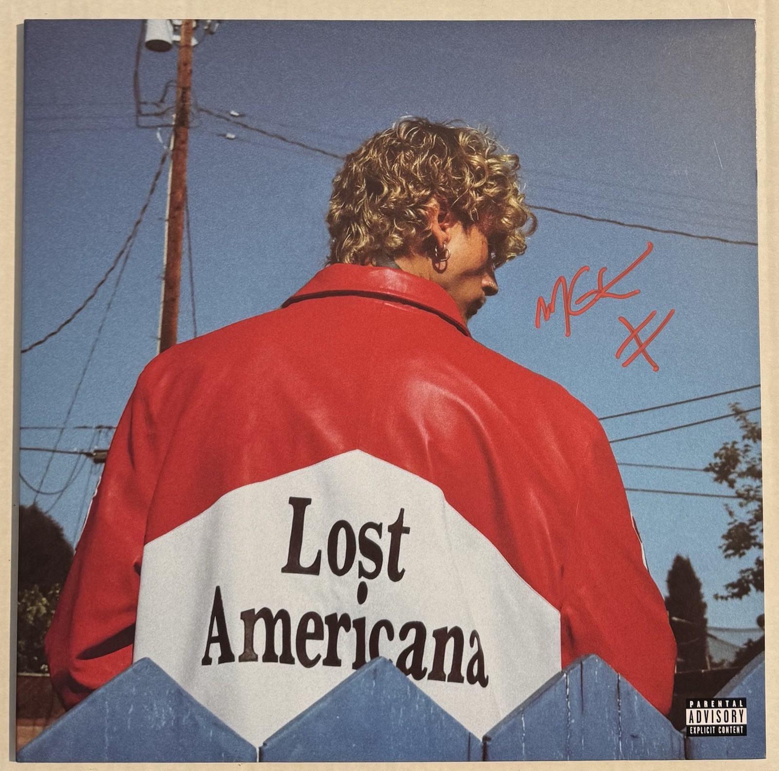 Machine Gun Kelly MGK Signed Autographed Lost Americana Vinyl Album JSA COA