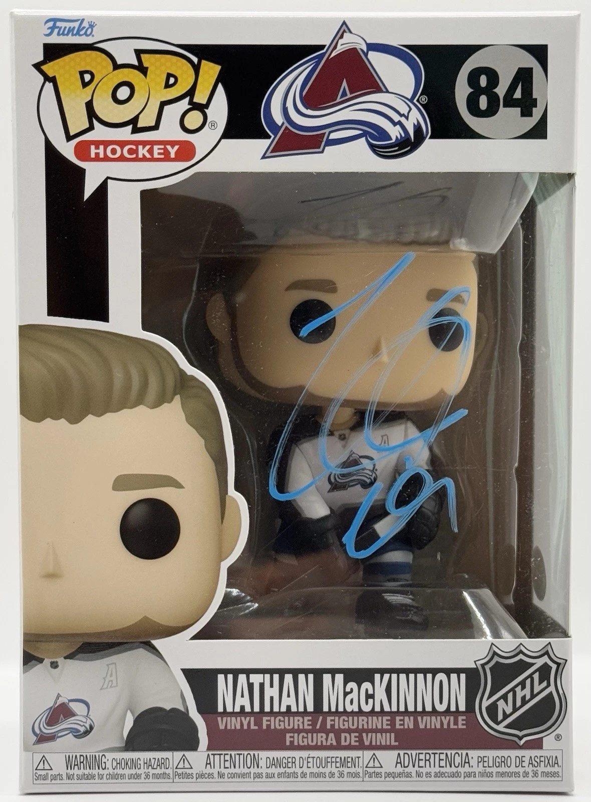 Nathan Mackinnon Signed Autographed Colorado Avalanche Funko Pop JSA COA