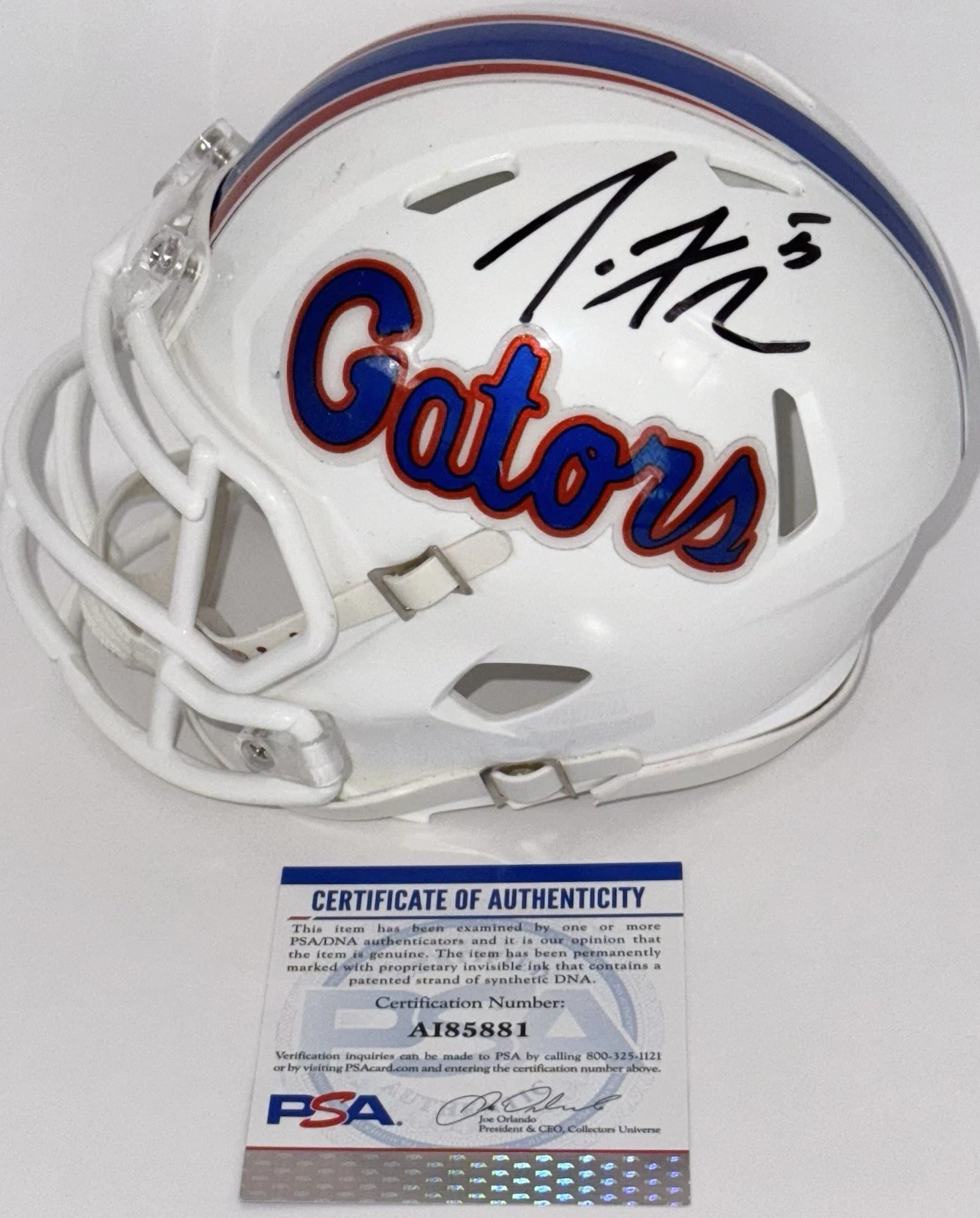 Joe Haden Signed Autographed Florida Gators Mini Helmet PSA/DNA COA