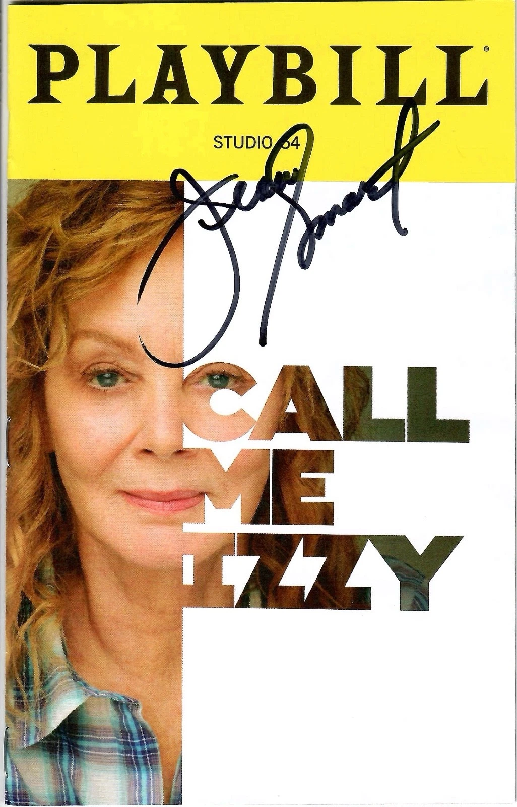 CALL ME IZZY HAND SIGNED NY CITY PLAYBILL+COA      SIGNED ON COVER BY JEAN SMART