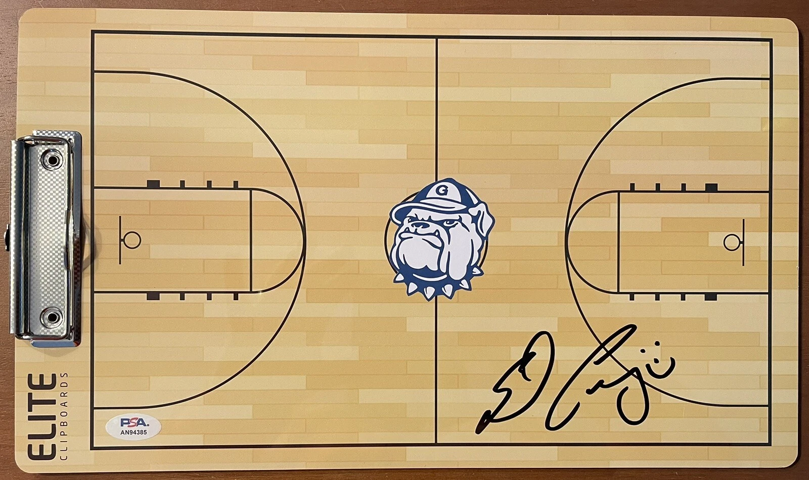 Ed Cooley Signed Autographed Georgetown Hoyas  Coaches Clipboard PSA/DNA Coa