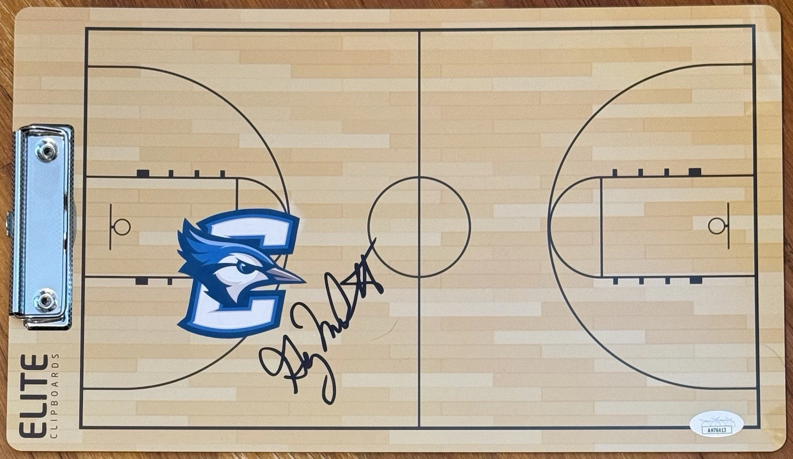 Greg McDermott Signed Autographed Creighton Blue Jays Coaches Clipboard JSA COA
