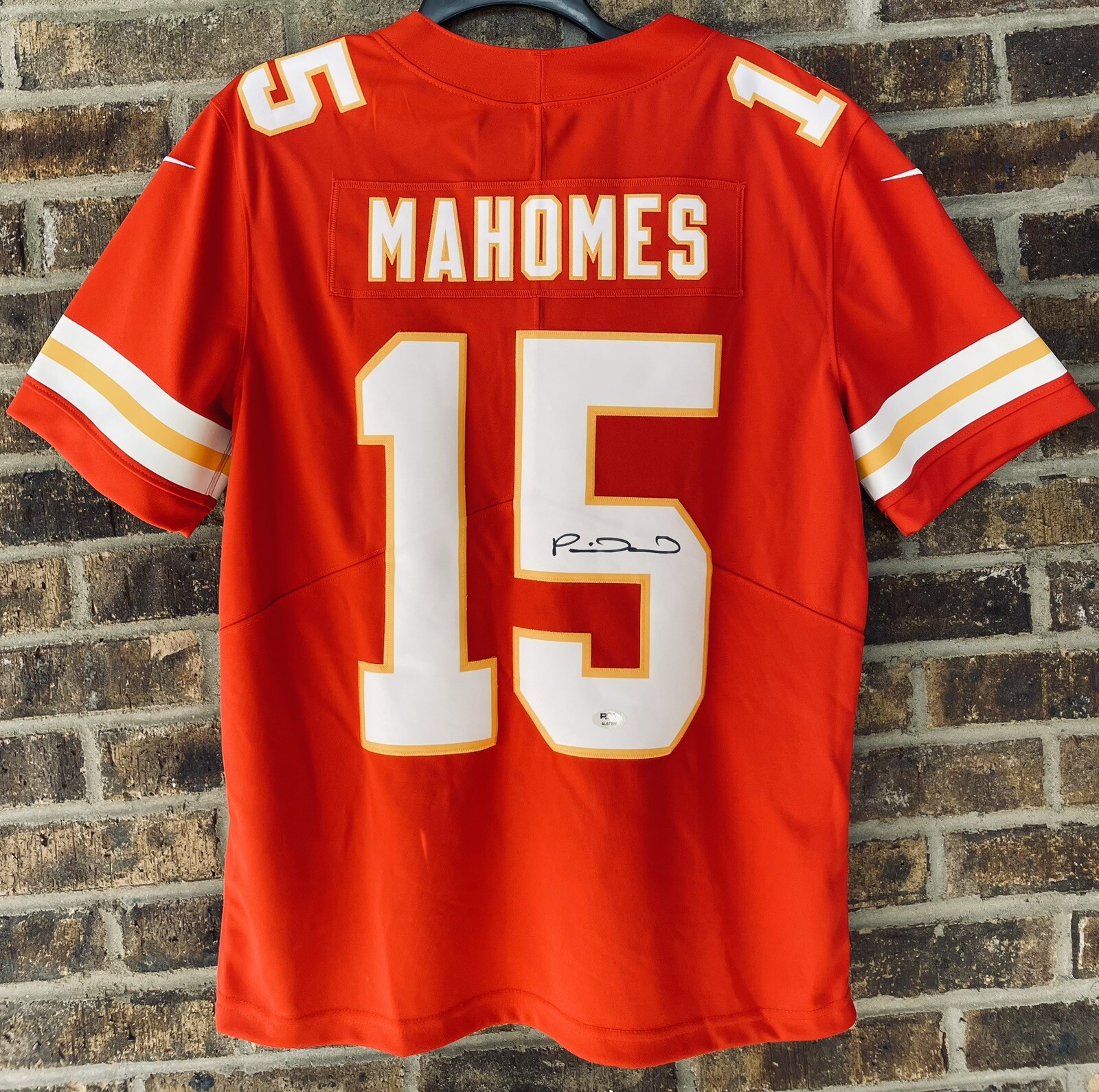 Patrick Mahomes Autographed Chiefs Nike On Field Football Signed Jersey PSA/DNA