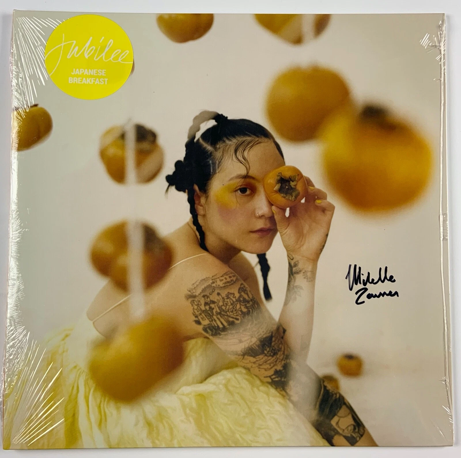 Japanese Breakfast Signed Autograph Pink Glass Jubilee Vinyl SS Michelle Zauner