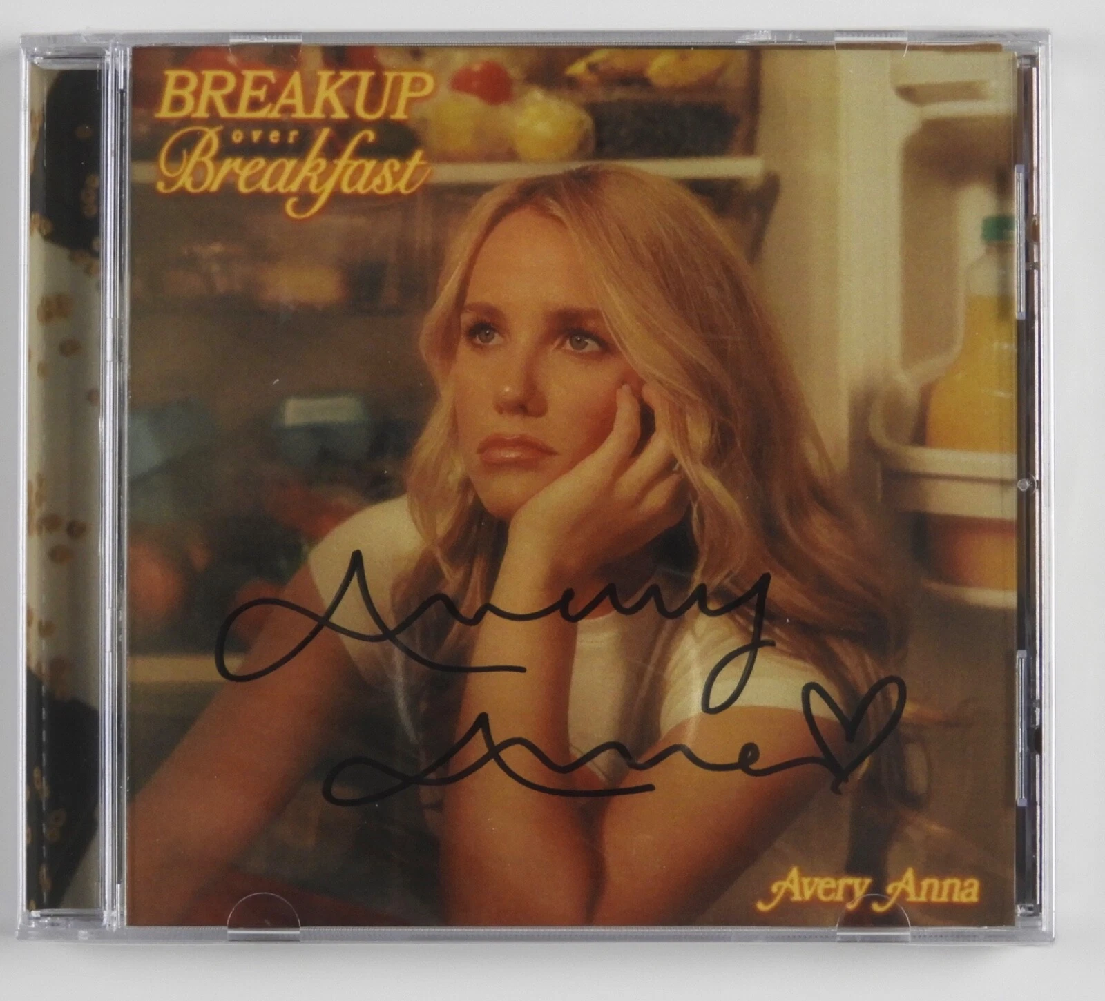 Avery Anna Signed Autograph Breakup Over Breakfast CD Booklet Still Sealed