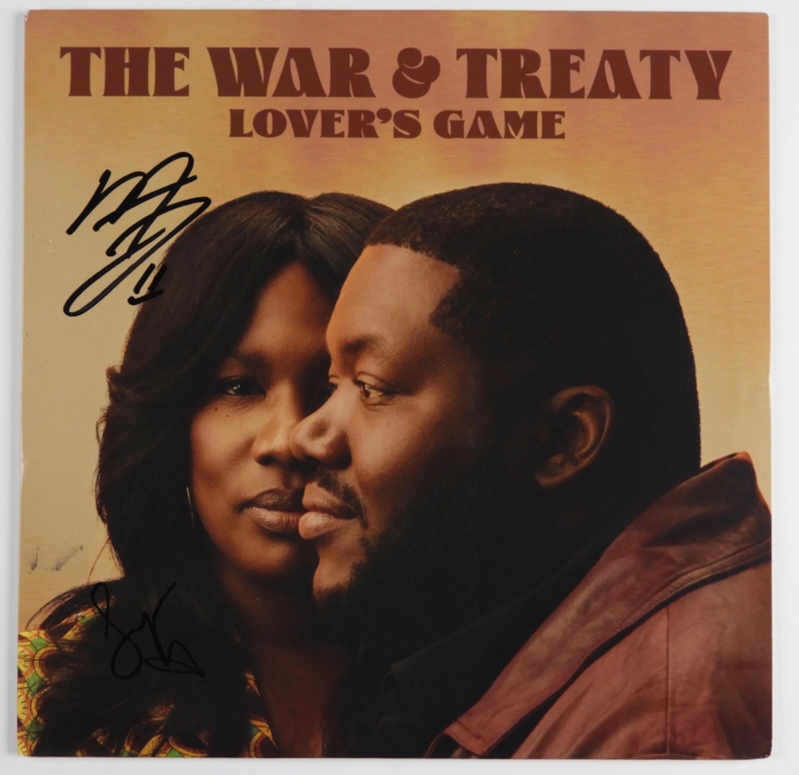 The War & Treaty JSA Signed Autograph Album Record Vinyl Lover's Game