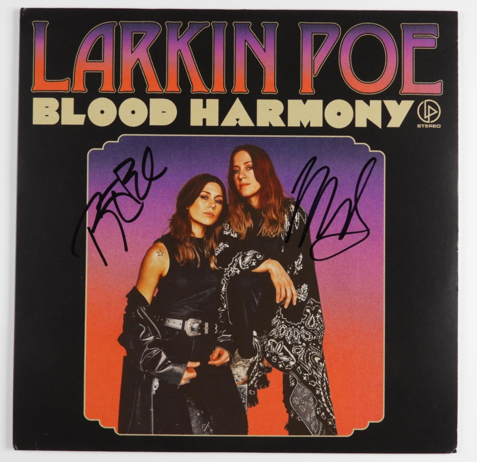 Larkin Poe JSA Signed Autograph Album Record Vinyl Blood Harmony