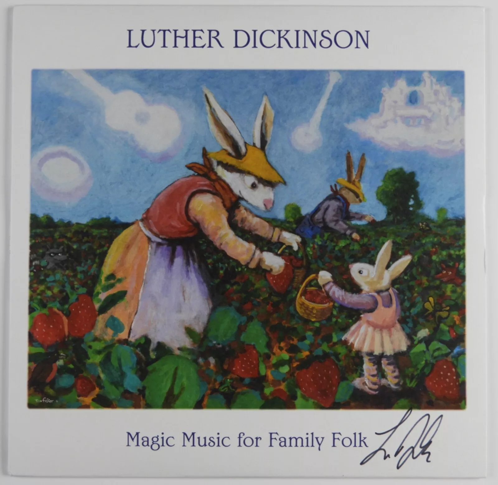 Luther Dickinson Signed Autograph JSA Album Record Vinyl Magic Music