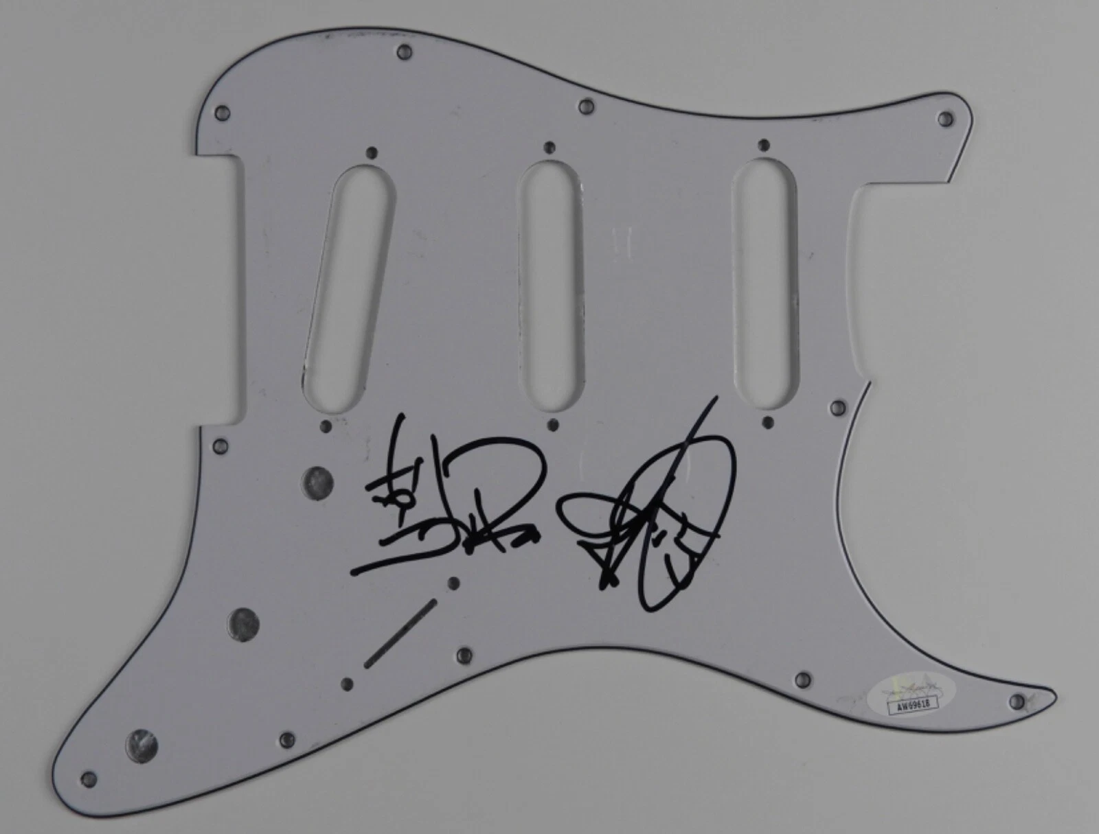Lit Autograph Signed Fender Strat Guard JSA Guitar A Jay Popoff Jeremy