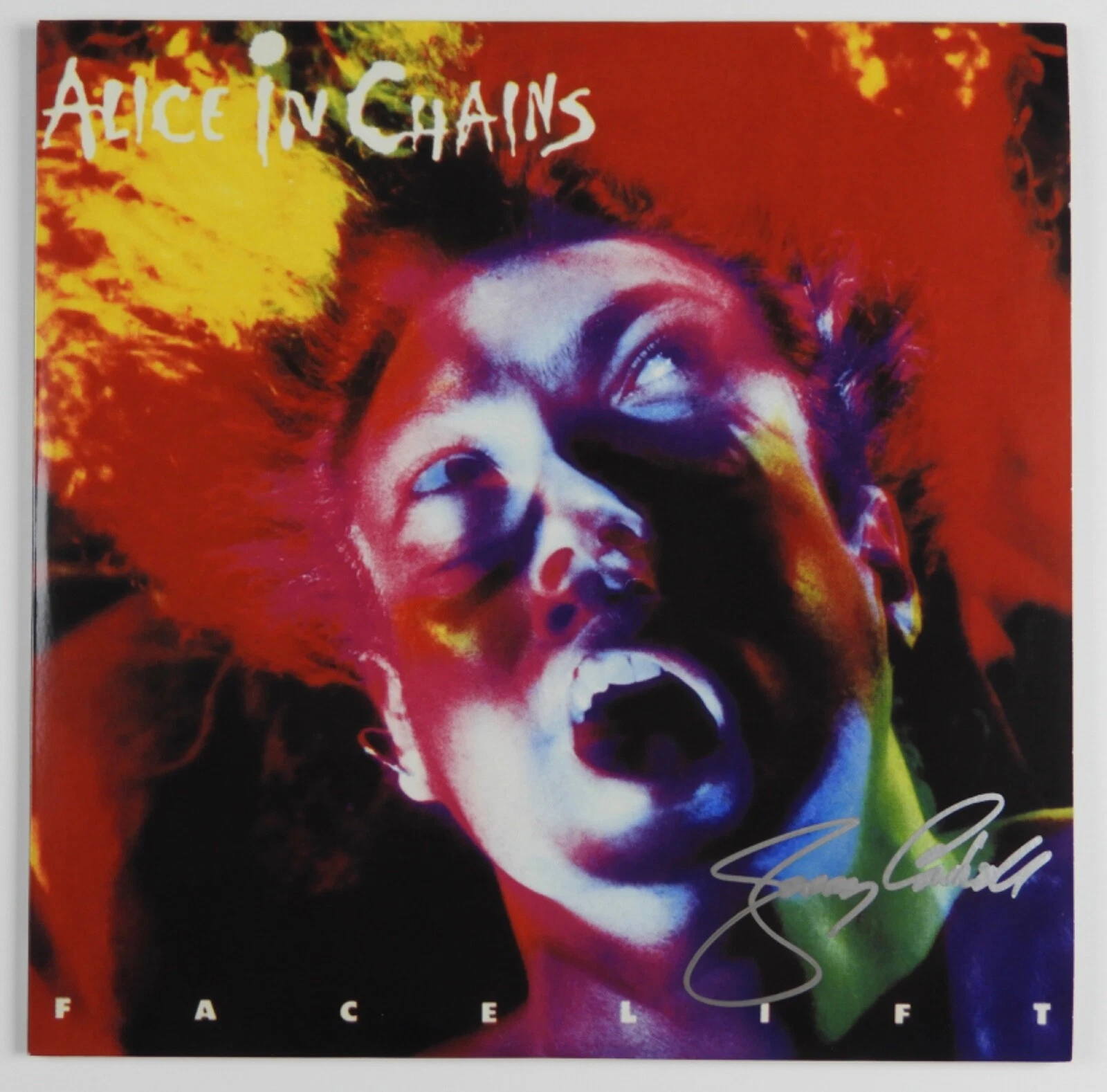 Jerry Cantrell JSA Signed Autograph Album Record Vinyl Alice In Chains Facelift