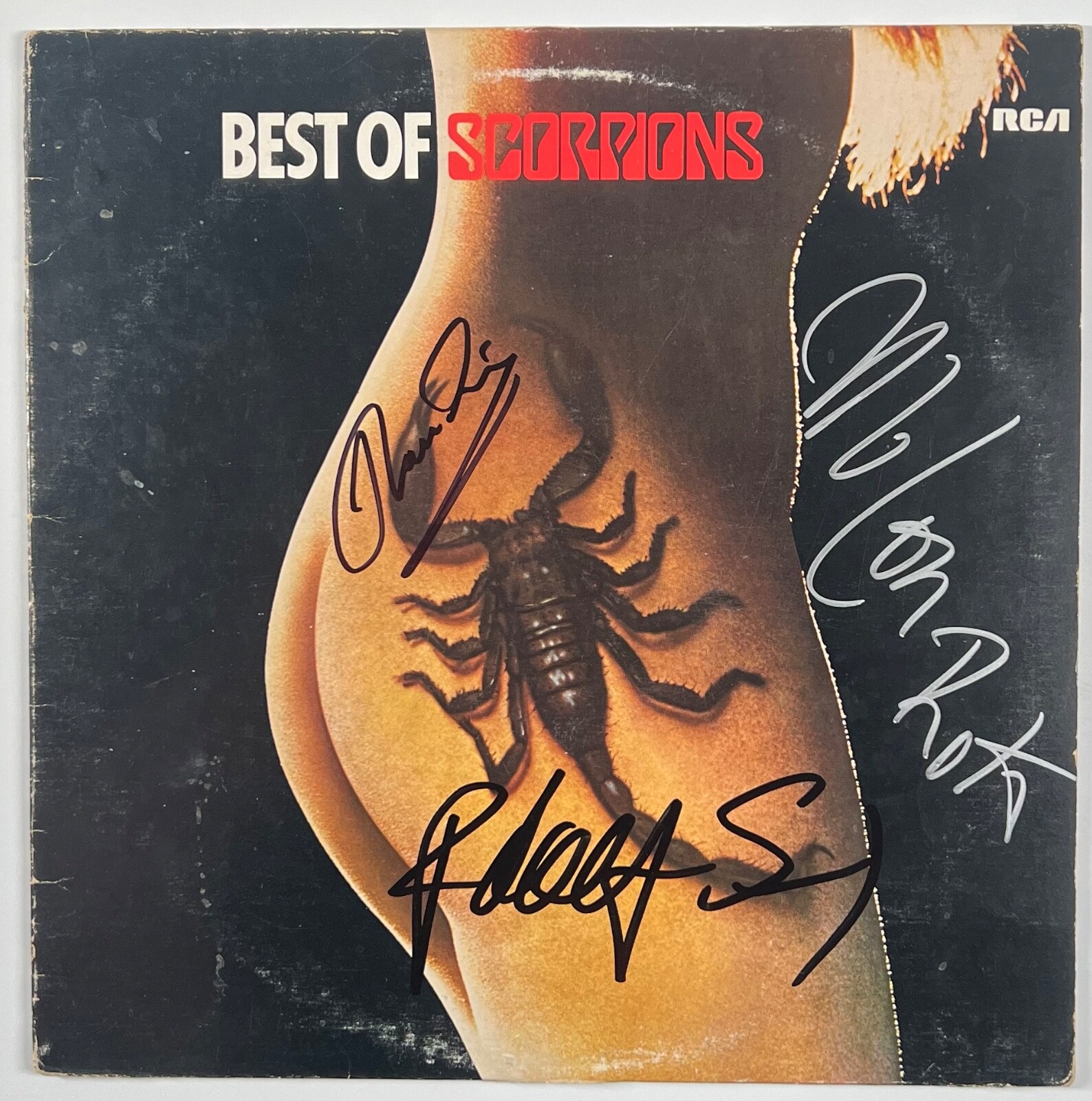 Scorpions JSA Signed Autograph Album Record Vinyl Best Of