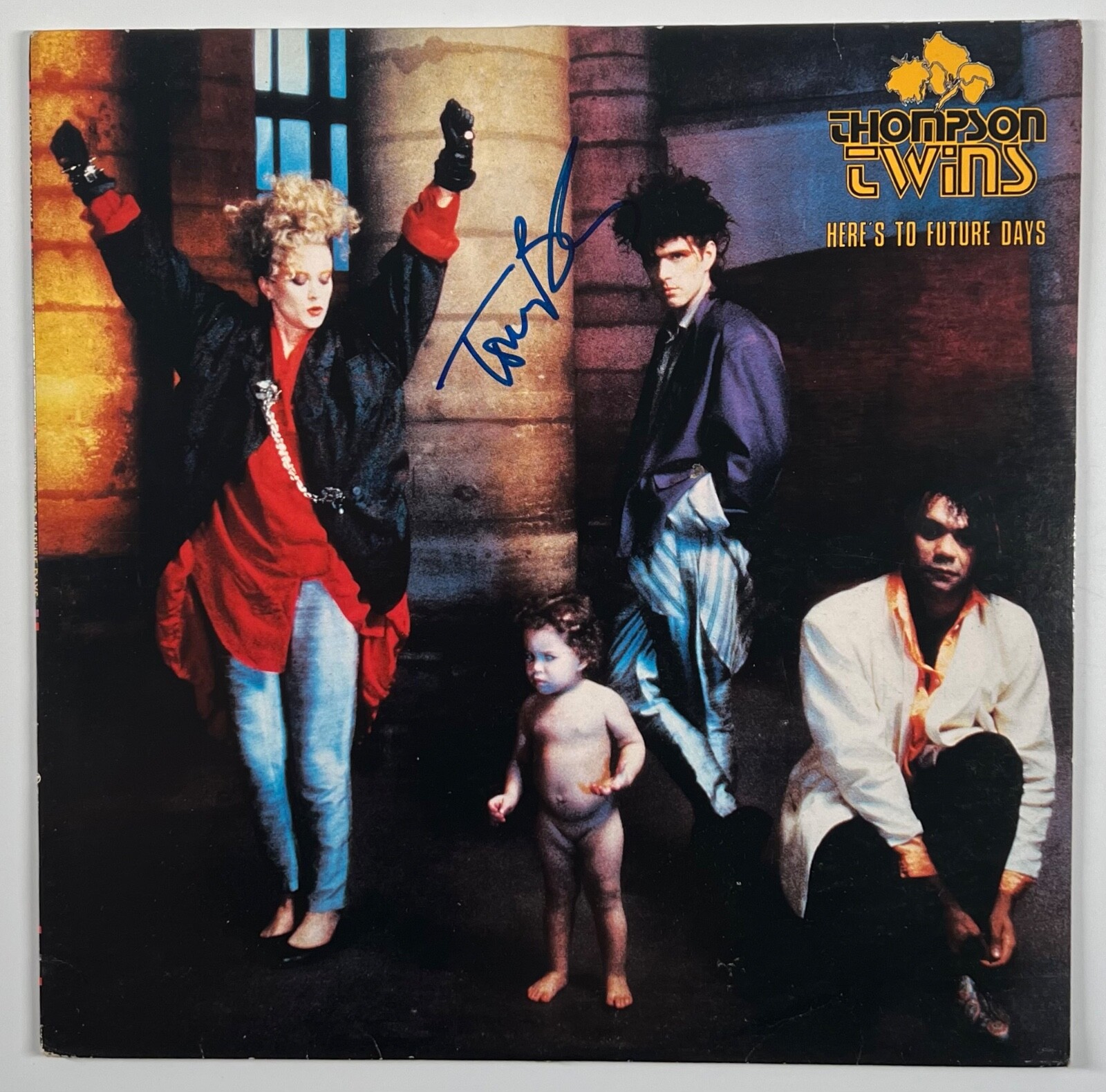 Tompson Twins JSA Signed Autograph Album Record Vinyl Tom Bailey