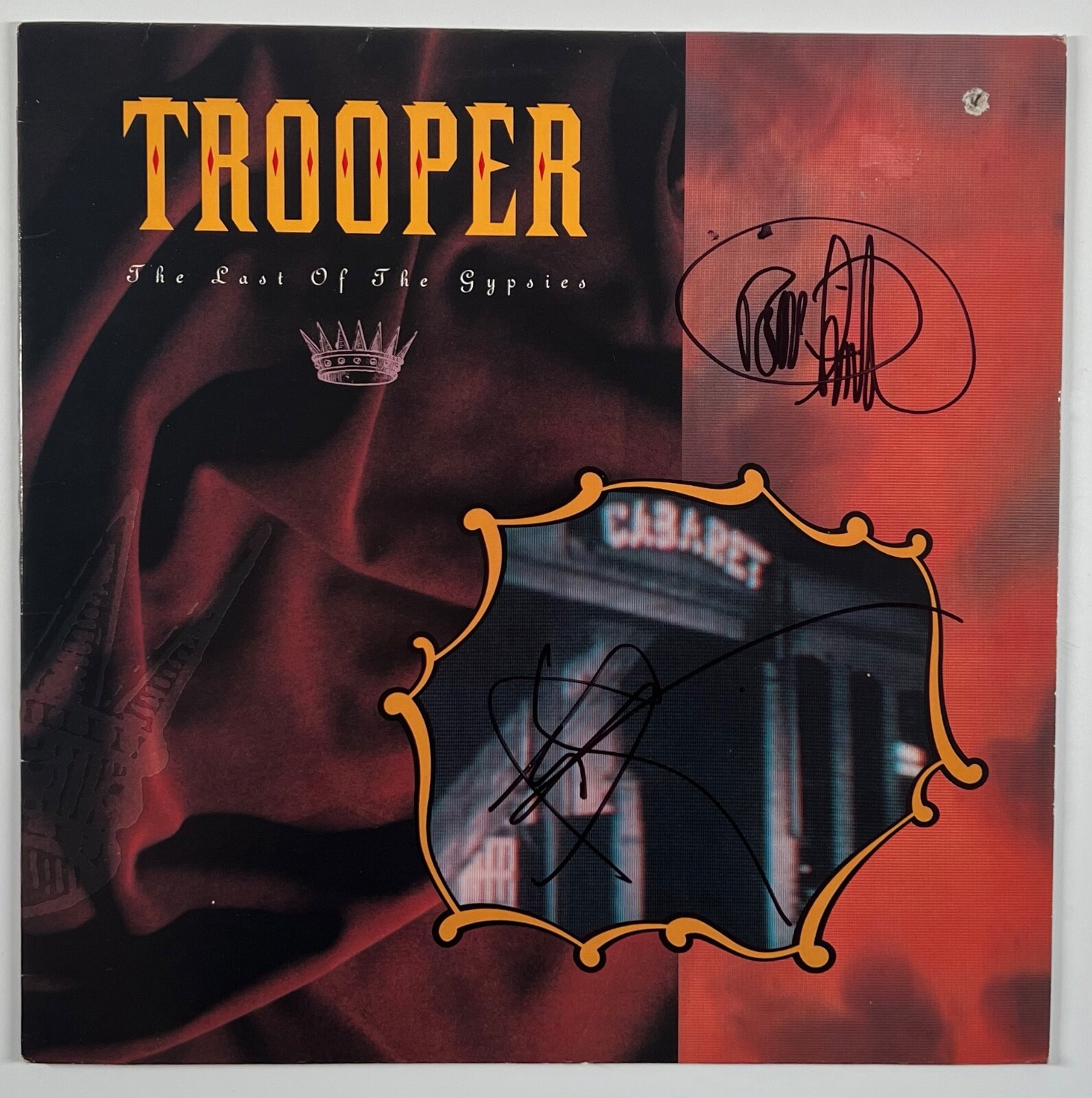 Trooper JSA Signed Autograph Album Record Vinyl The Last Of Gypsies