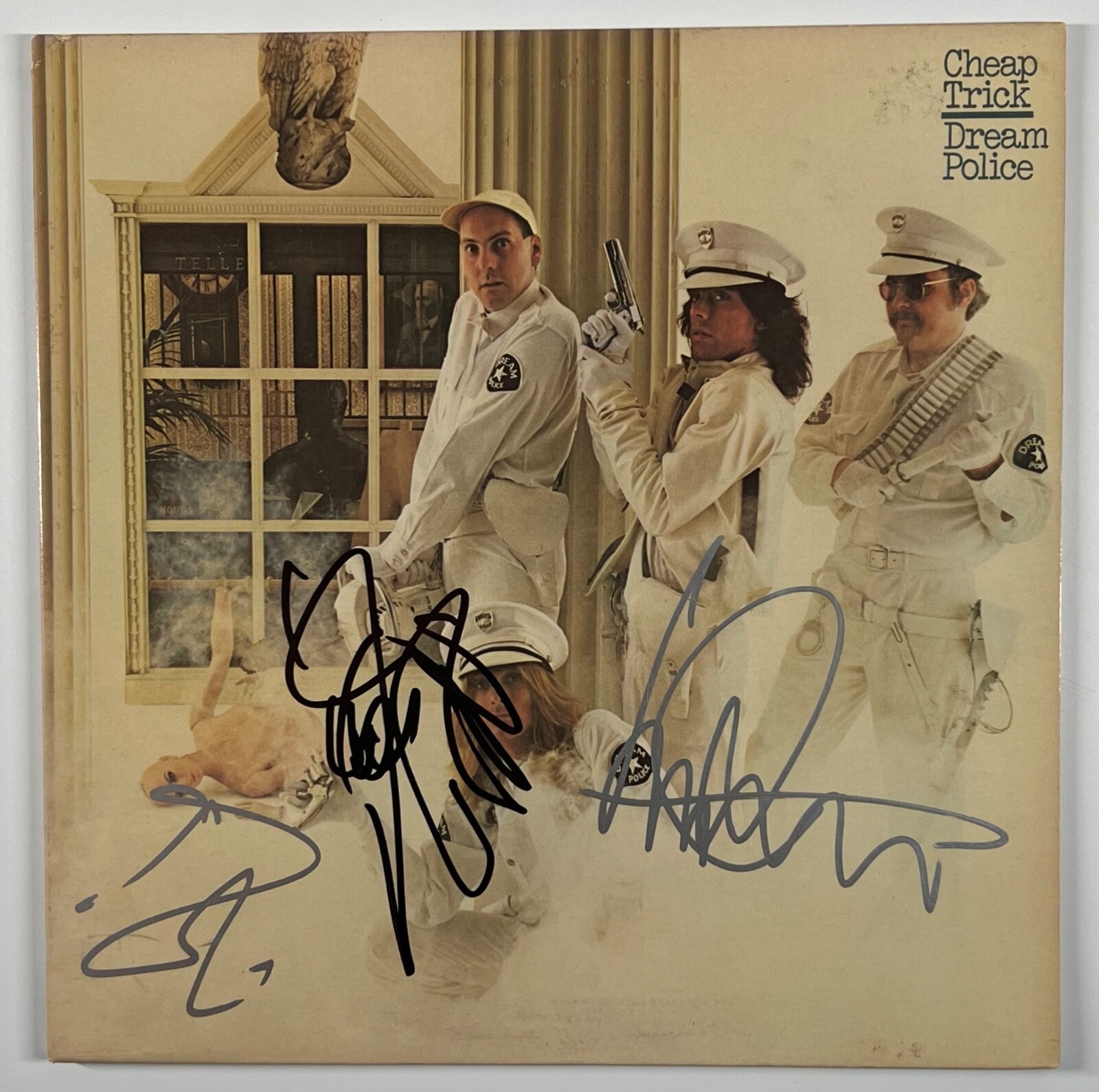 Cheap Trick JSA Signed Autograph Album Record Vinyl Dream Police