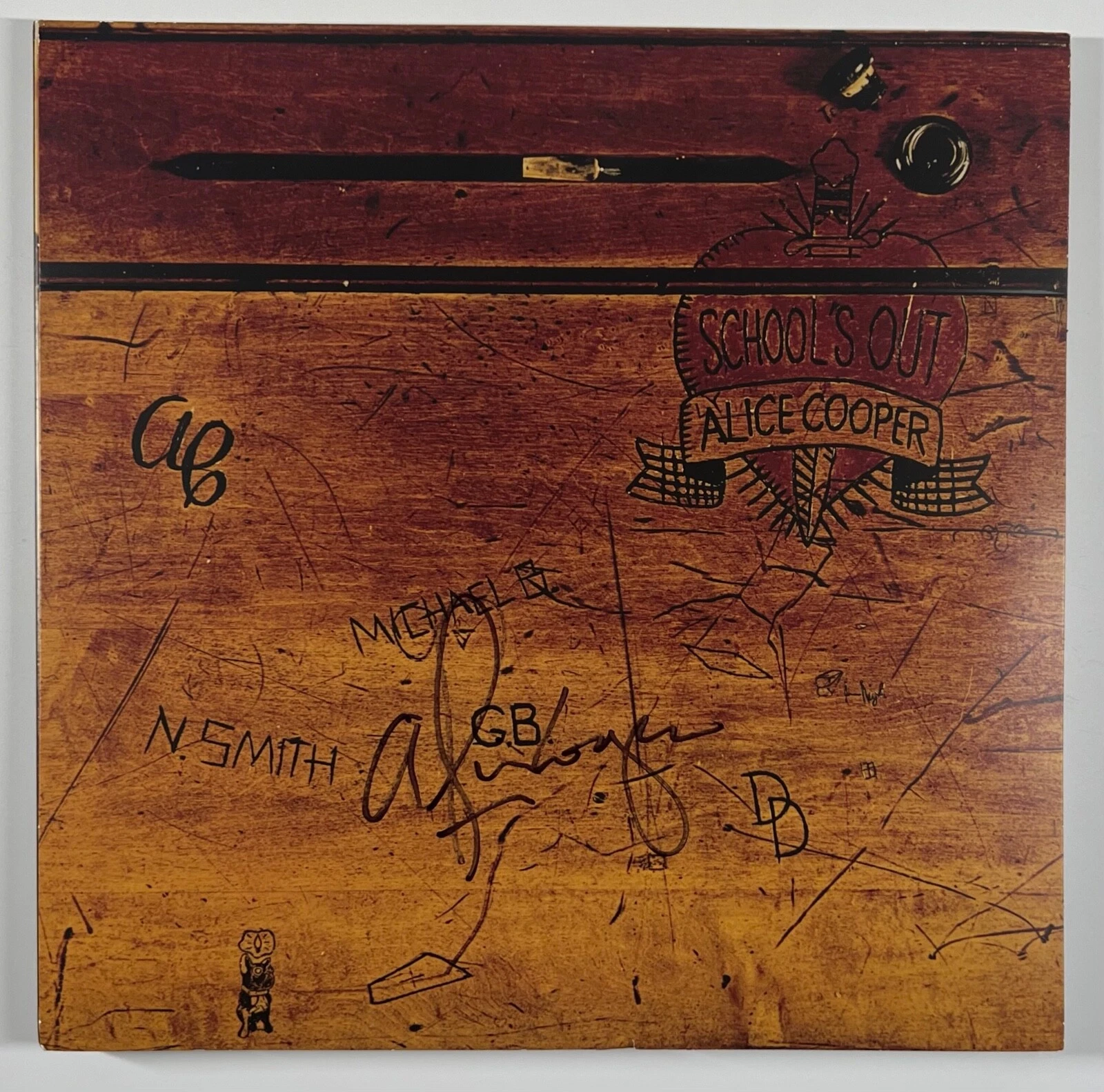 Alice Cooper JSA Signed Autograph Album Record School's Out