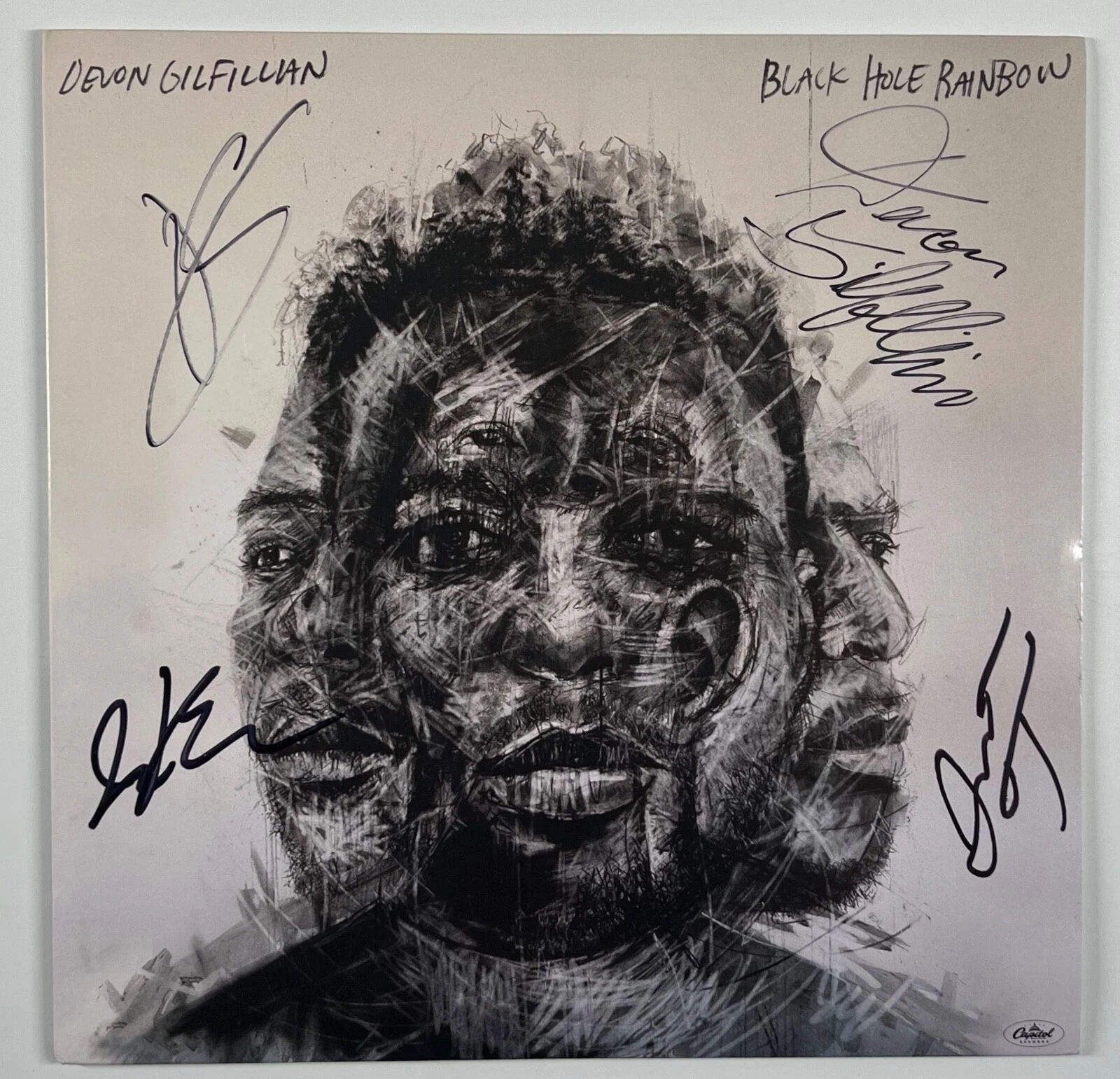 Devon Gilfillian JSA Signed Autograph Album Record Black Hole Rainbow