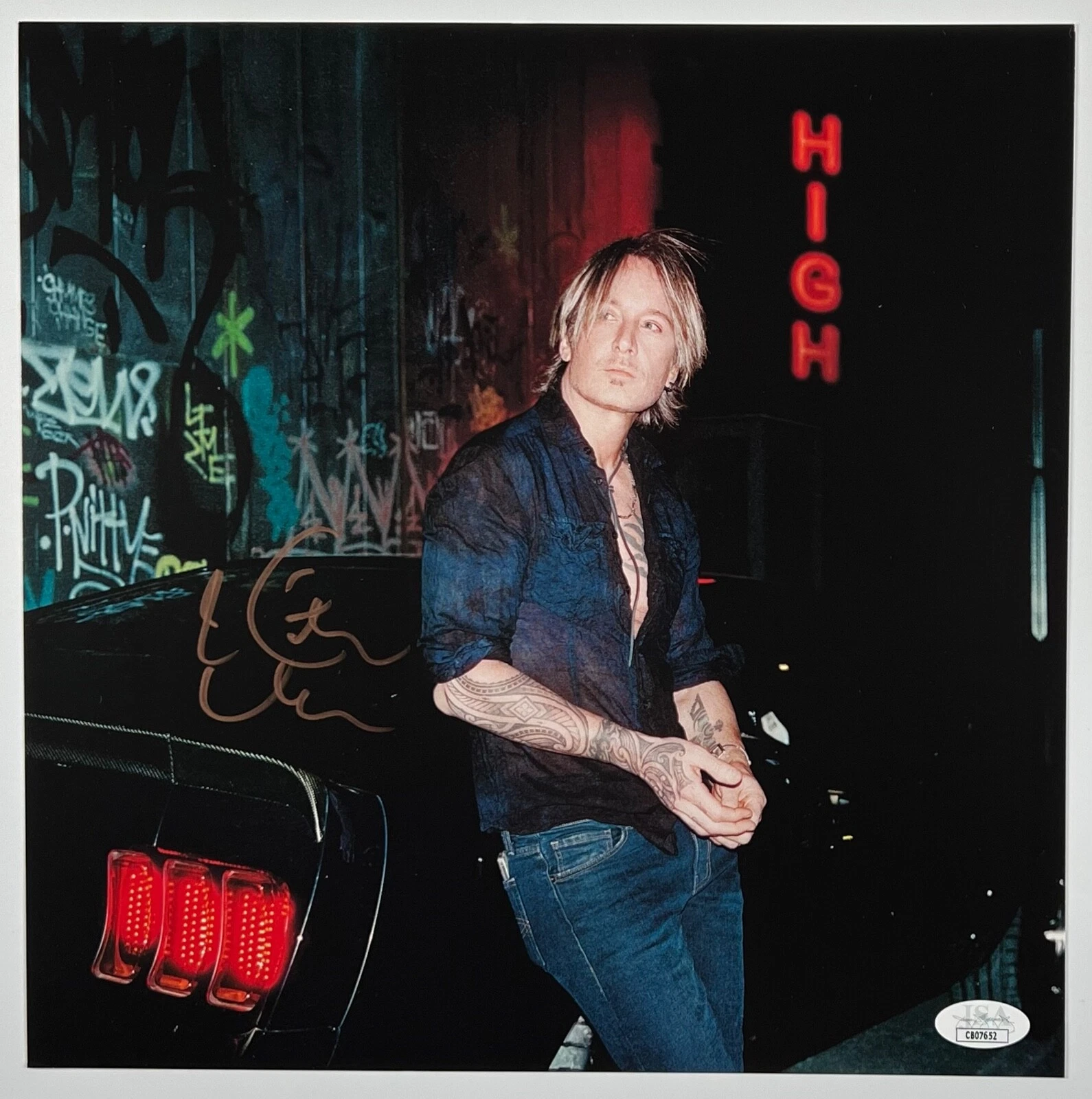 Keith Urban JSA Signed Autograph Album Record High Lithograph