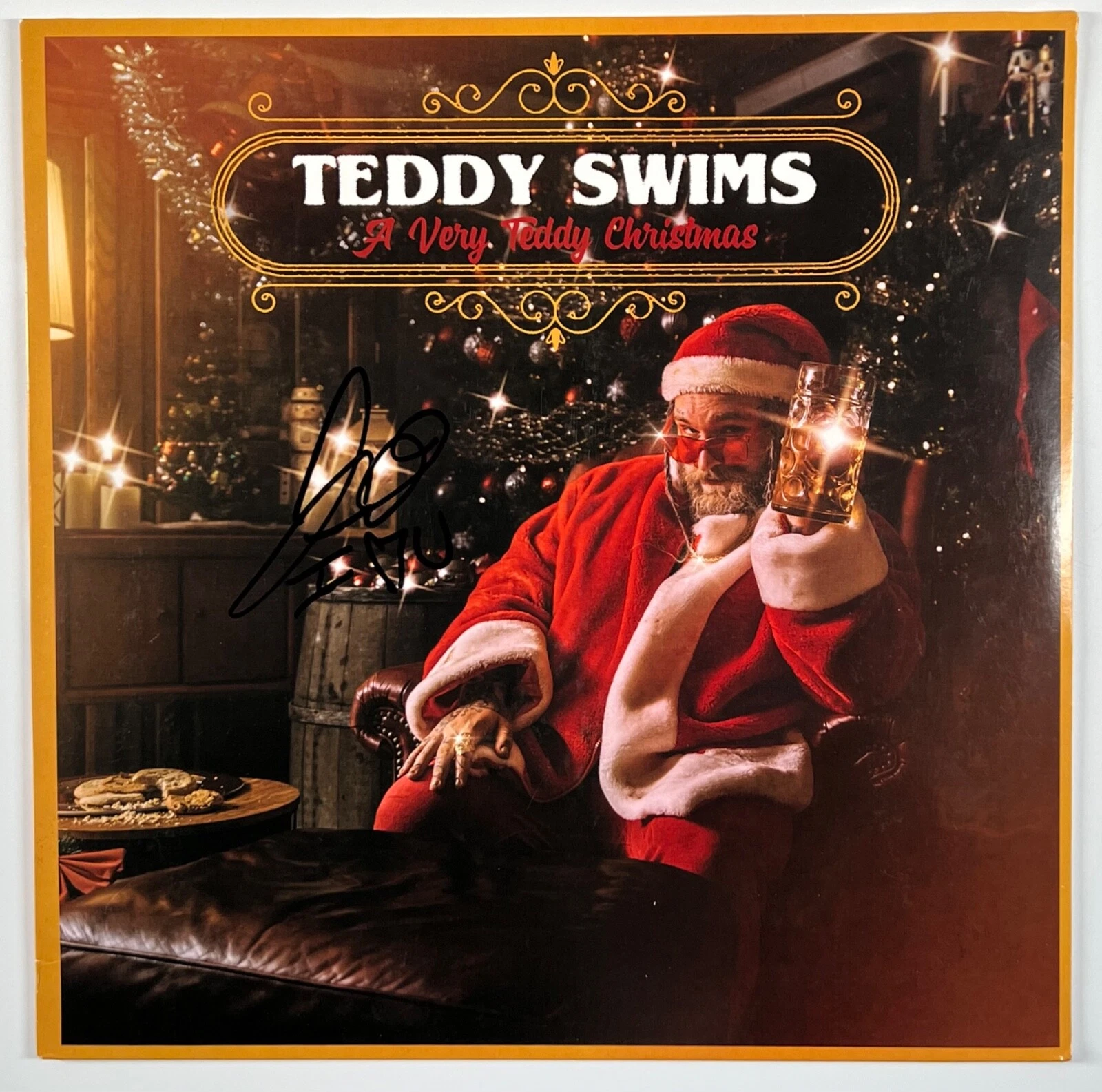 Teddy Swims JSA Signed Autograph Album Record Vinyl A Very Teddy Christmas