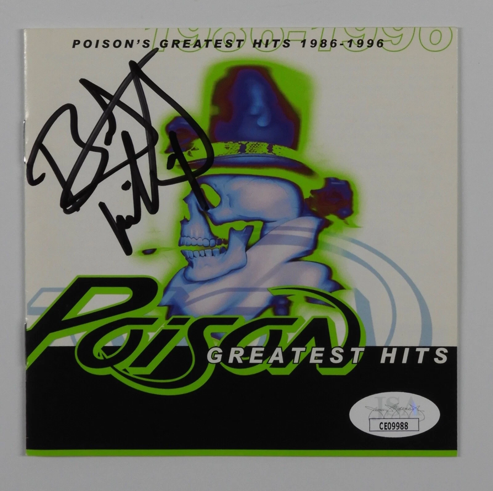 Brett Michaels Poison Greatest Hits JSA Signed Autograph CD