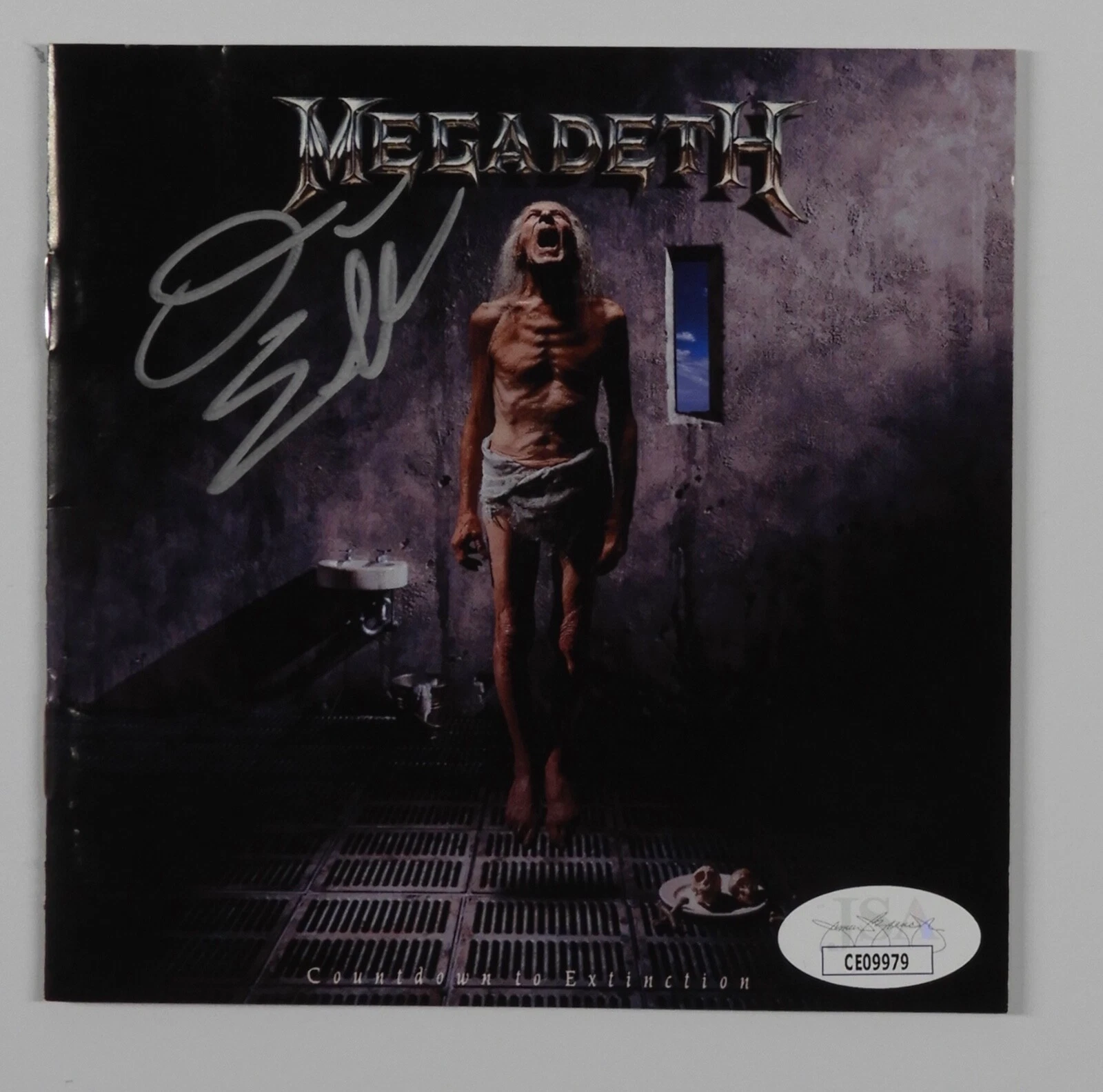 Megadeth David Ellefson JSA Signed Autograph CD Countdown To Extinction