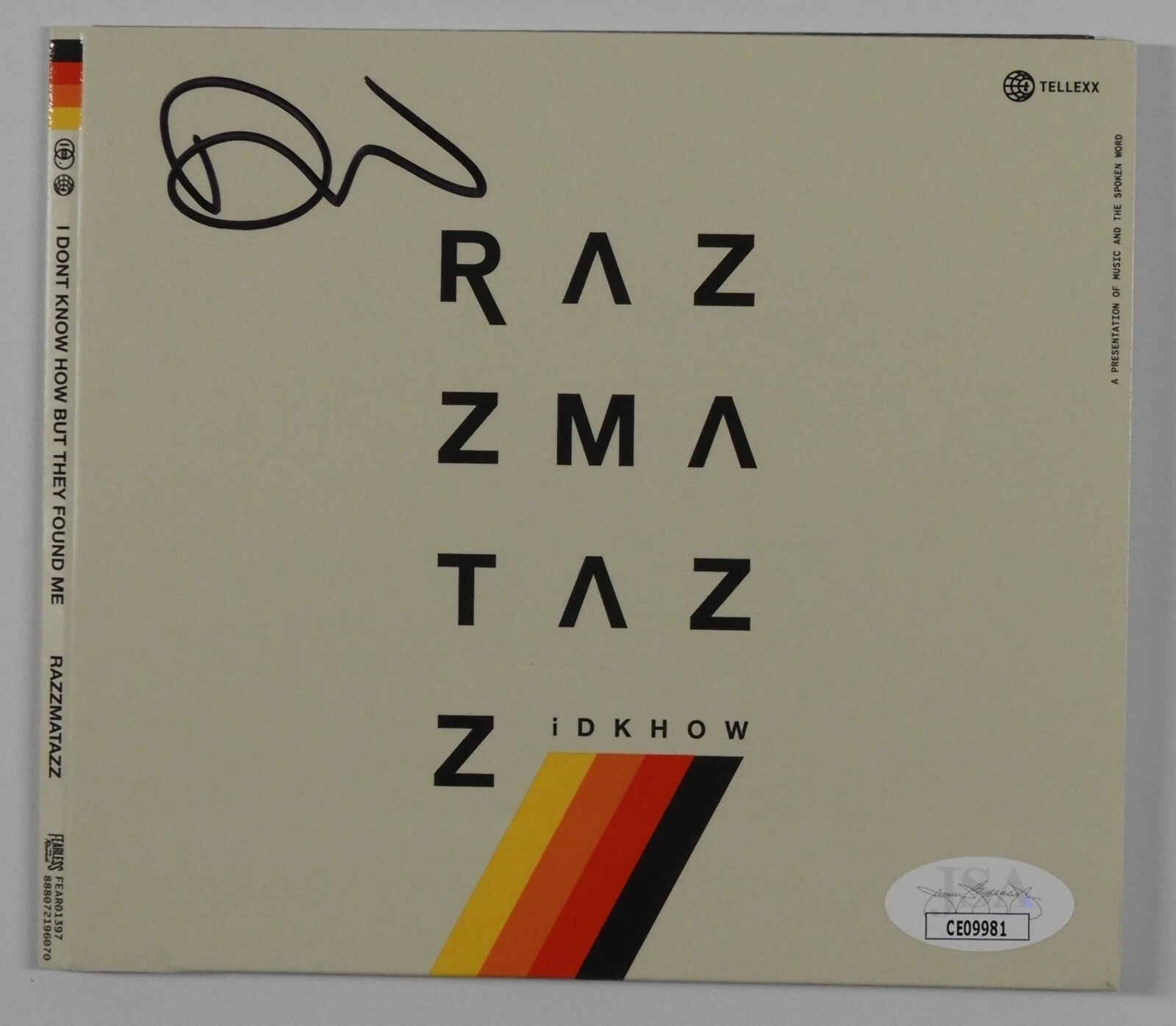 IDKHOW Dallon Weekes JSA Signed Autograph CD Razzmatazz