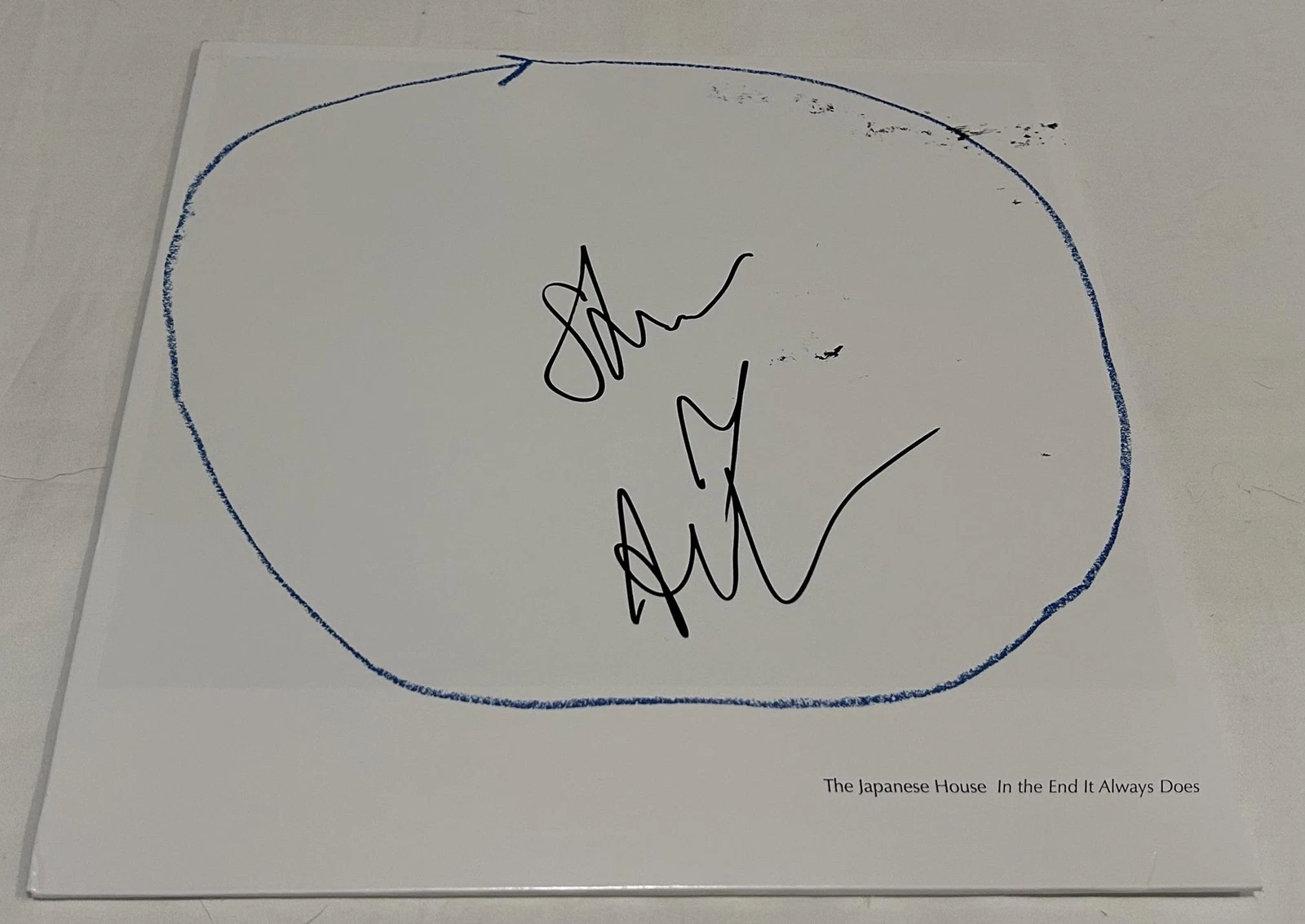 AMBER BAIN SIGNED THE JAPANESE HOUSE IN THE END IT ALWAYS DOES VINYL RECORD JSA