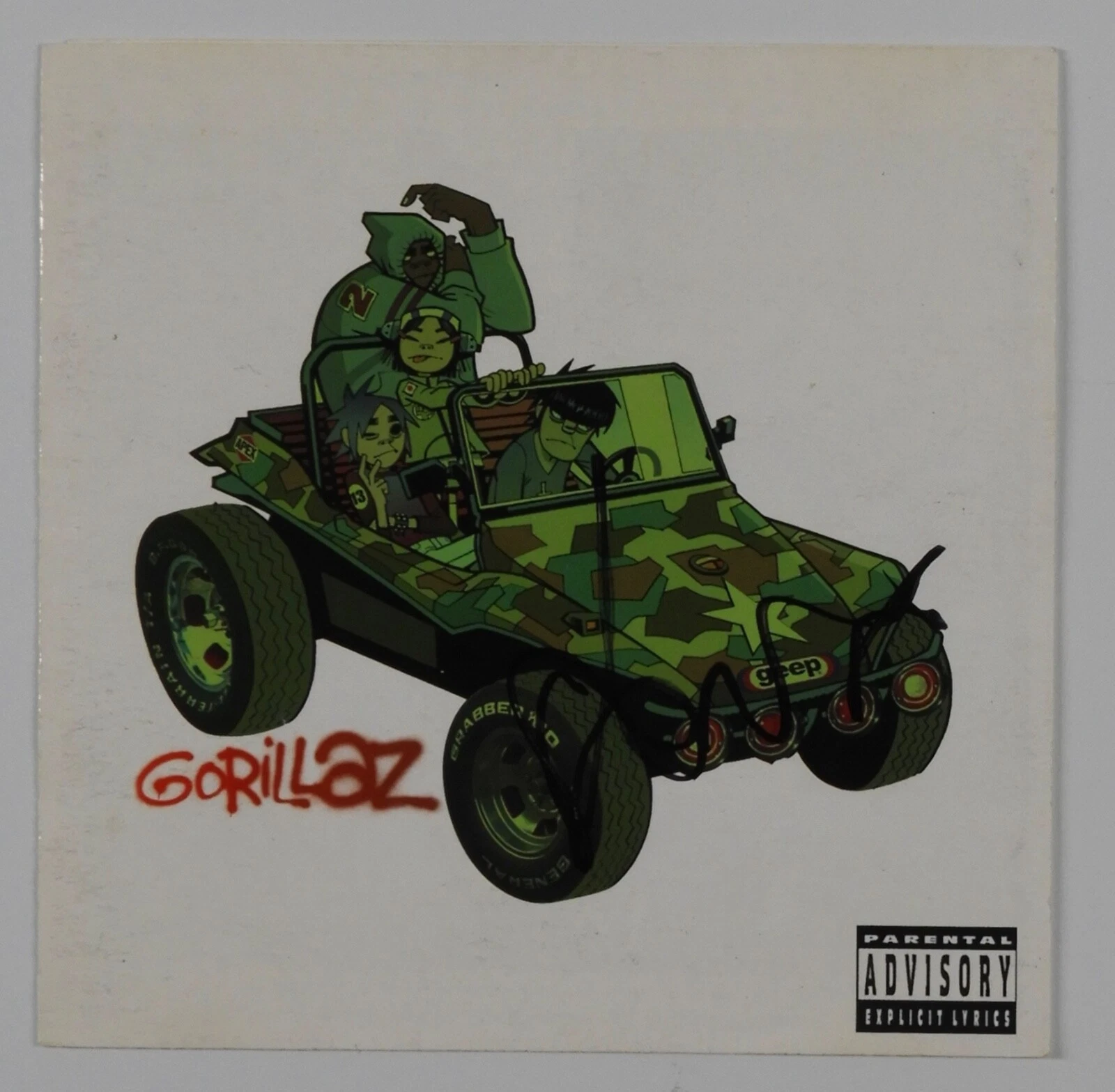 Gorlliaz Damon Albarn JSA Signed Autograph CD