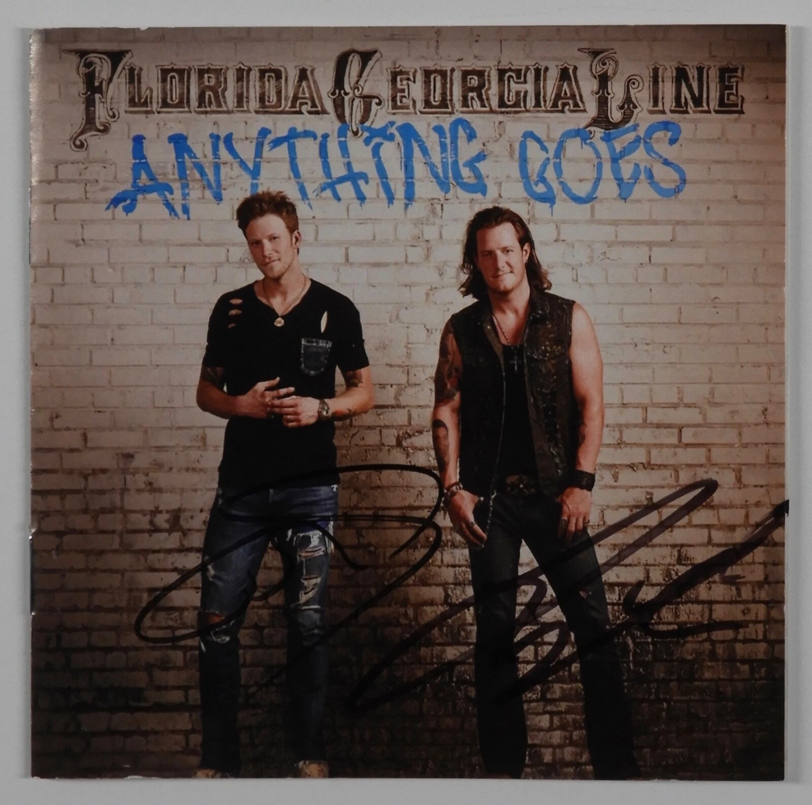 Florida Georgia Line JSA Signed Autograph CD Anything Goes