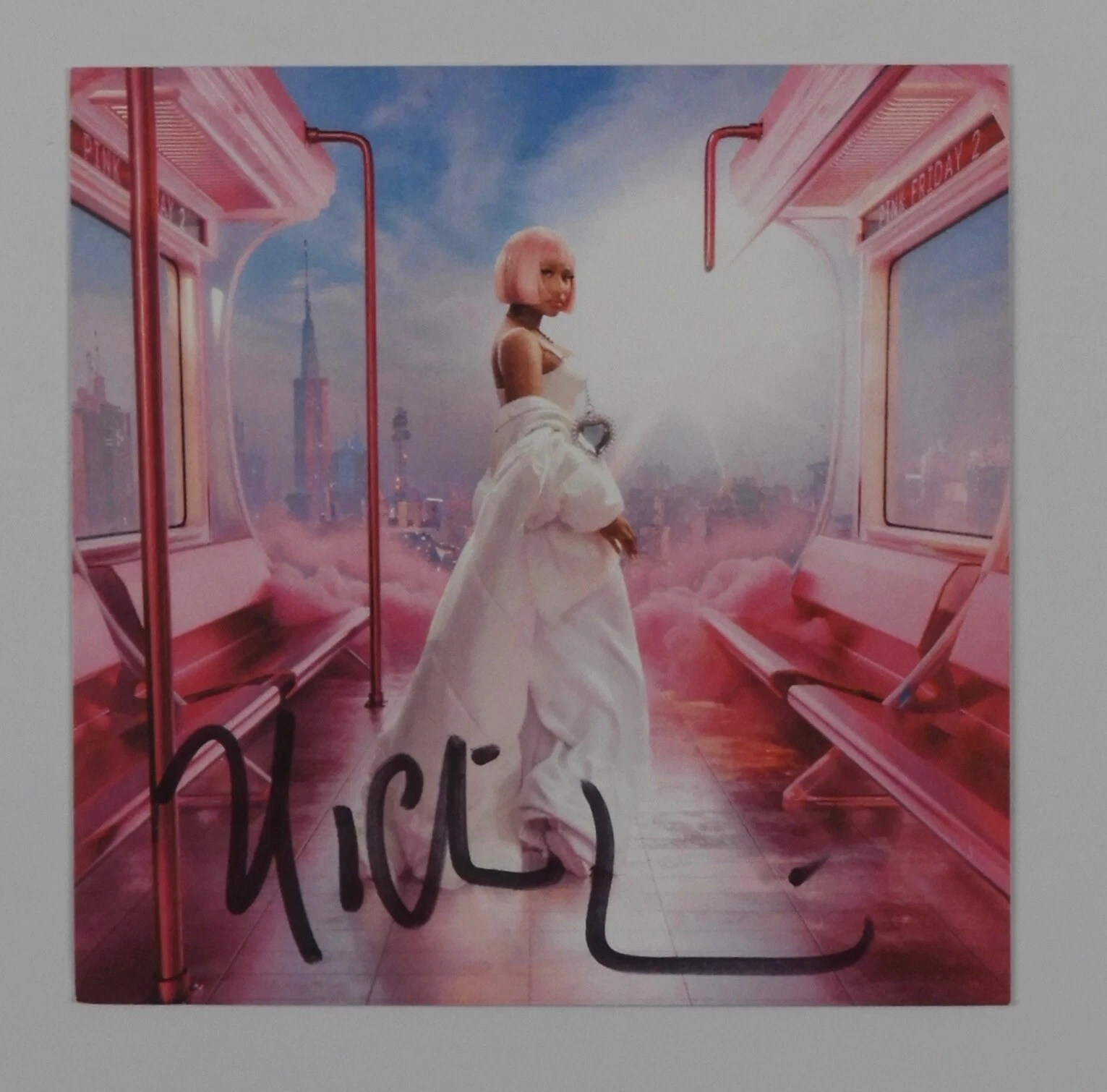 Nicki Minaj JSA Signed Autograph CD Insert Pink Friday 2