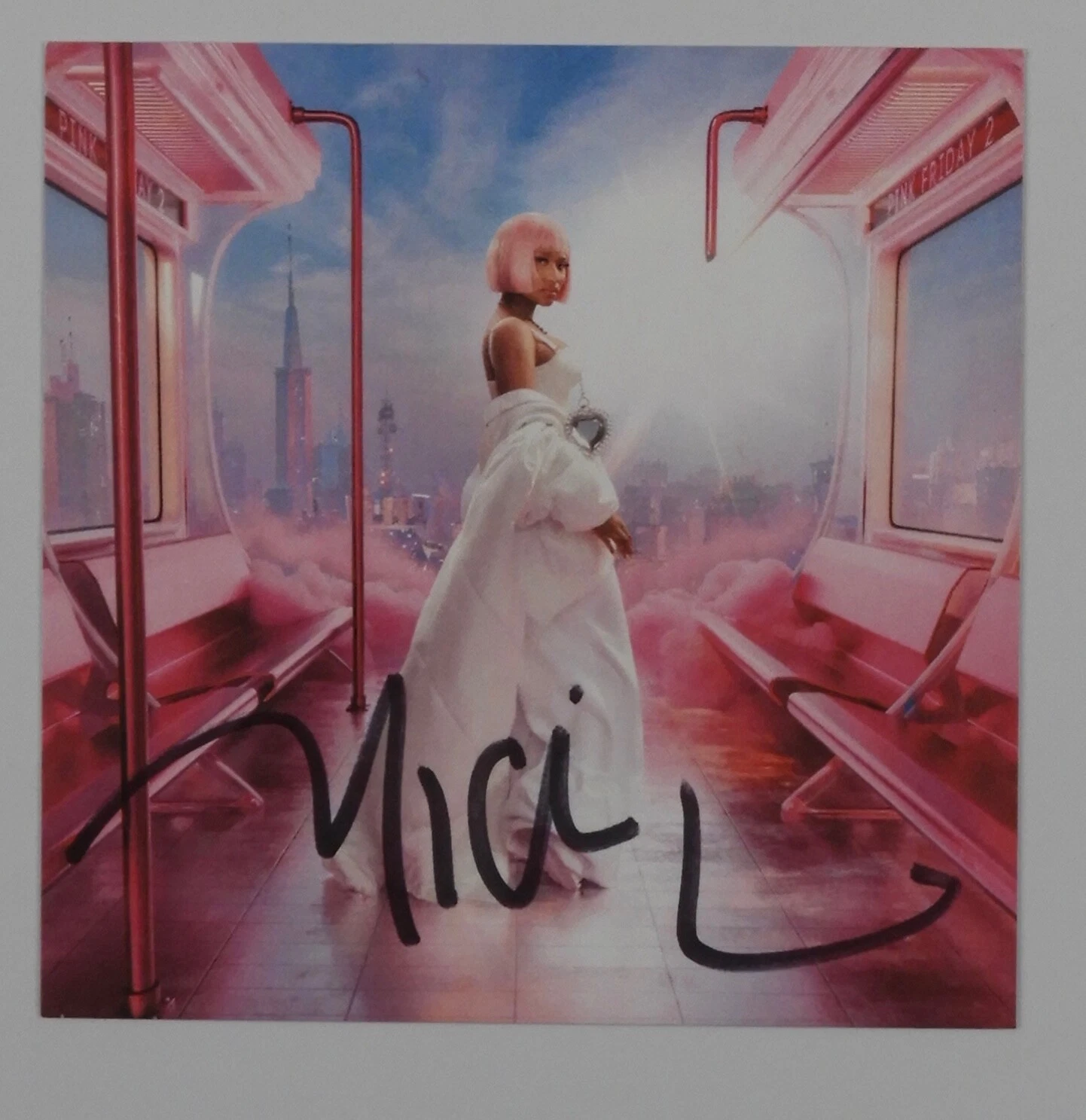 Nicki Minaj JSA Signed Autograph CD Insert Pink Friday 2