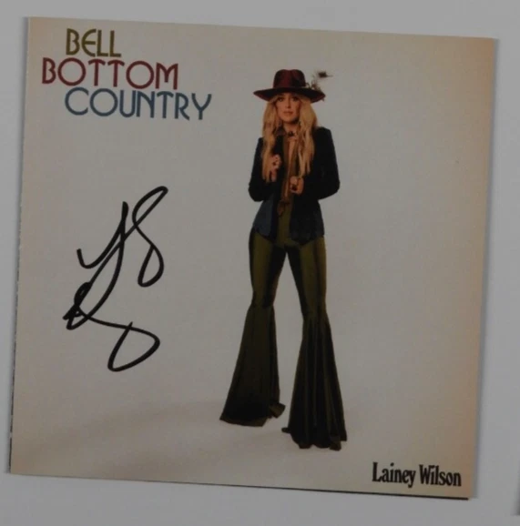 Lainey Wilson JSA Autograph Signed CD Booklet Bell Bottom Country