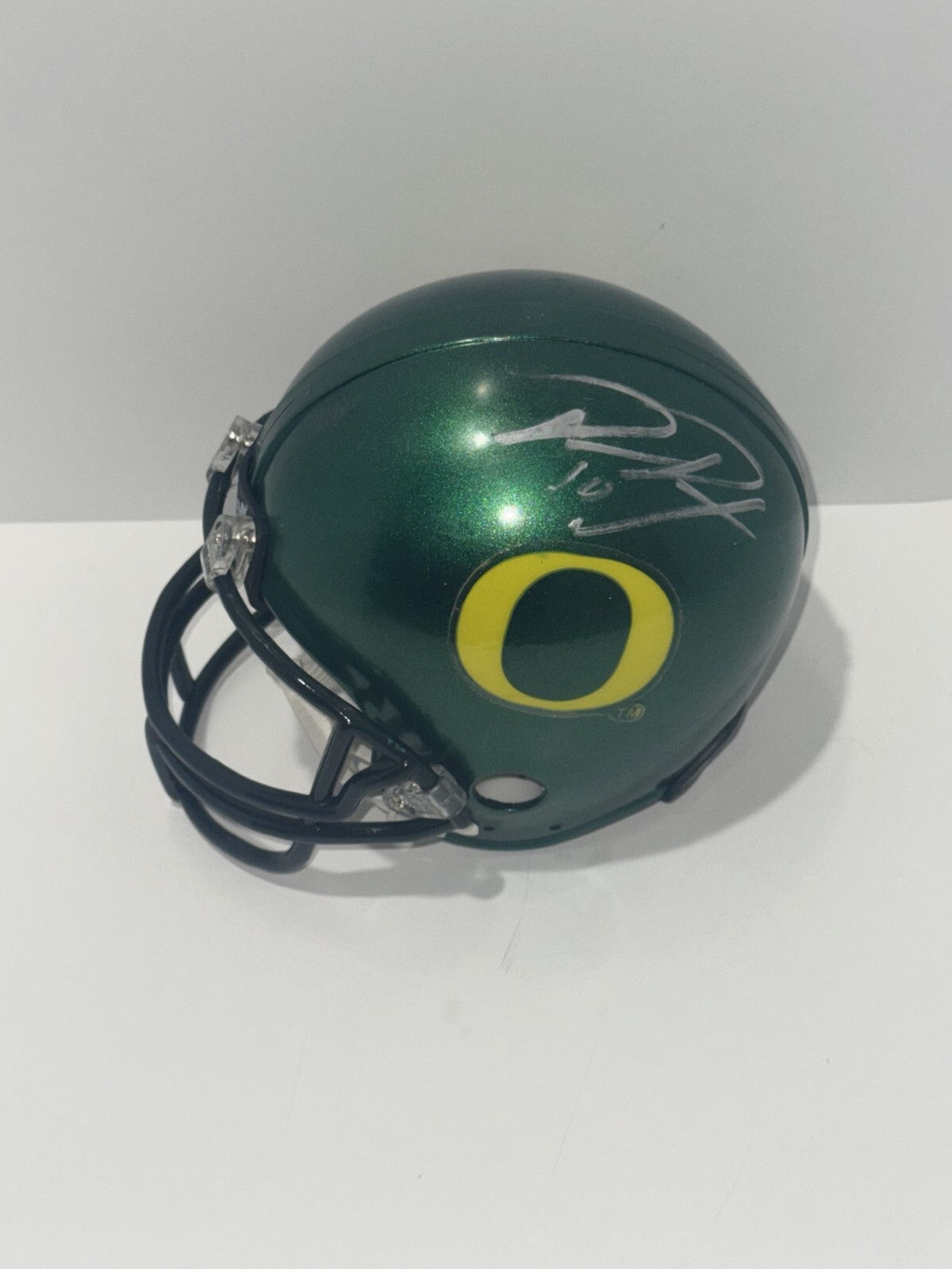 DENNIS DIXON SIGNED OREGON DUCKS MINI HELMET AUTOGRAPHED RARE