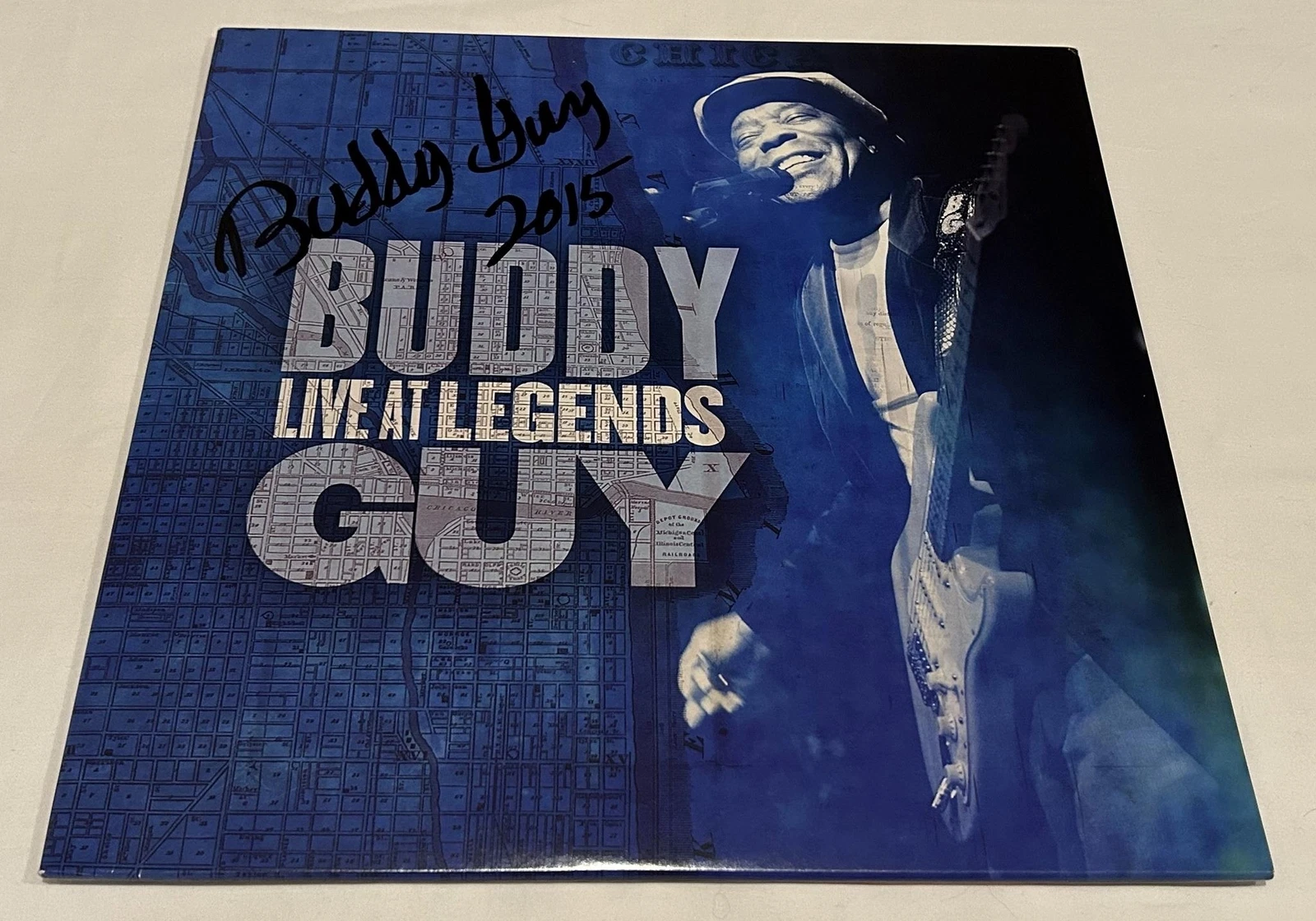 BUDDY GUY SIGNED LIVE AT LEGENDS VINYL RECORD JSA