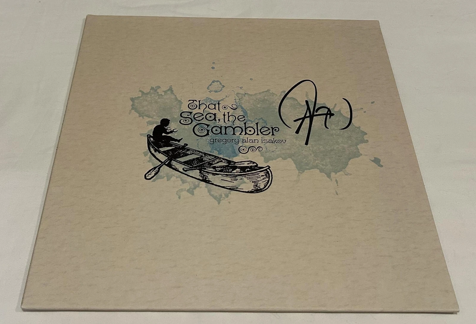 GREGORY ALAN ISAKOV SIGNED THAT SEA, THE GAMBLER VINYL RECORD JSA