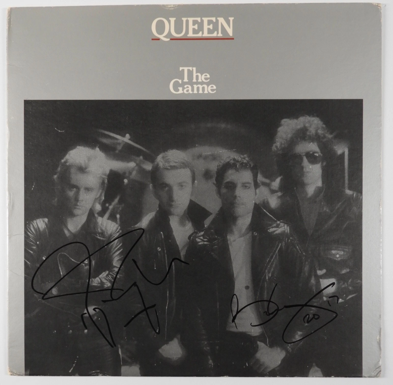 Queen JSA Signed Autograph Album Vinyl Record The Game Brian May Roger Taylor
