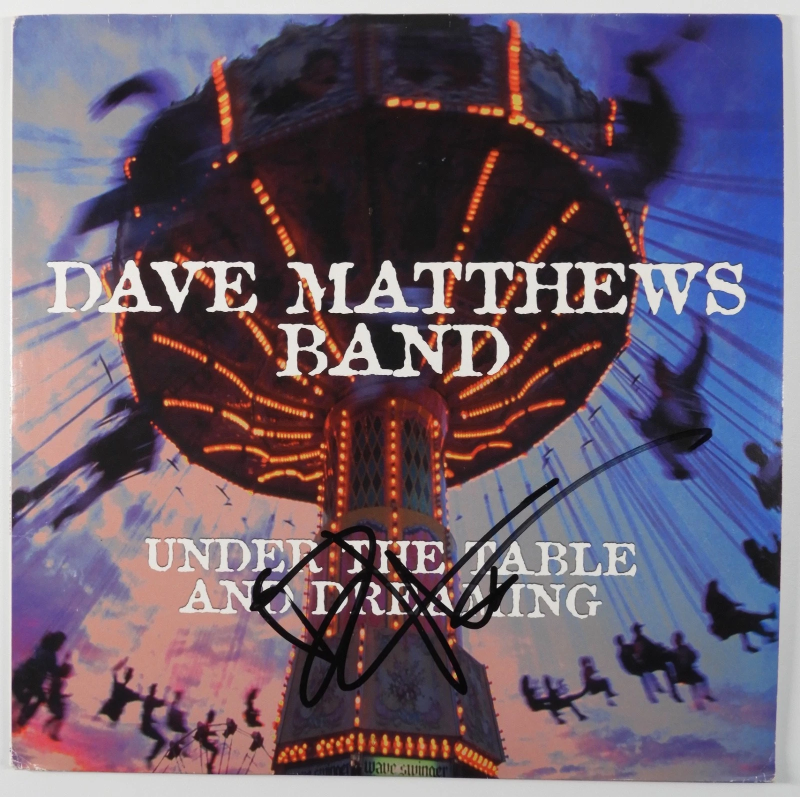 Dave Matthews Band ACOA Autograph Signed Record Album Under The Table & Dreaming