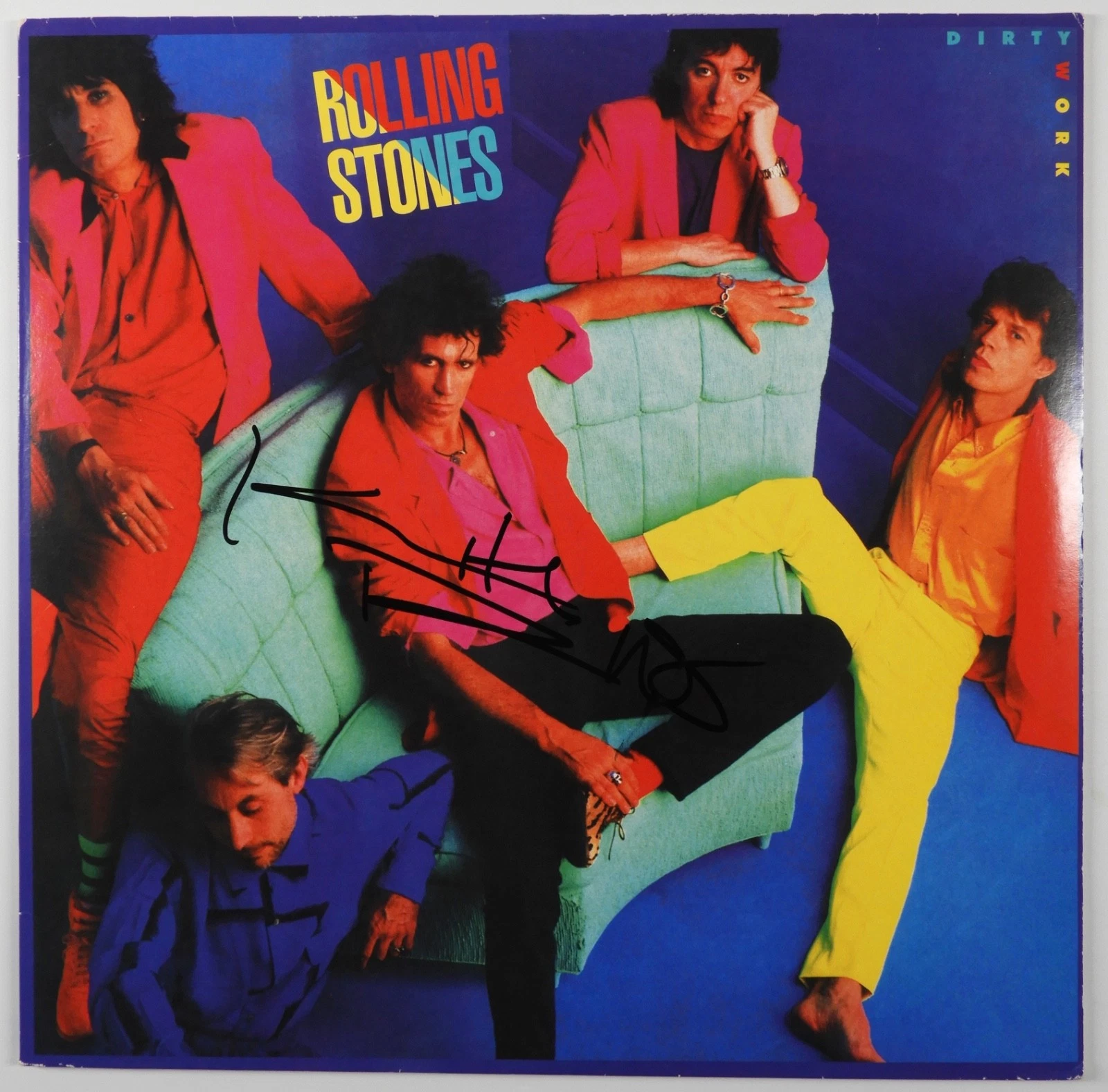 Keith Richards ACOA Signed Autograph Record Vinyl Album The Rolling Stones