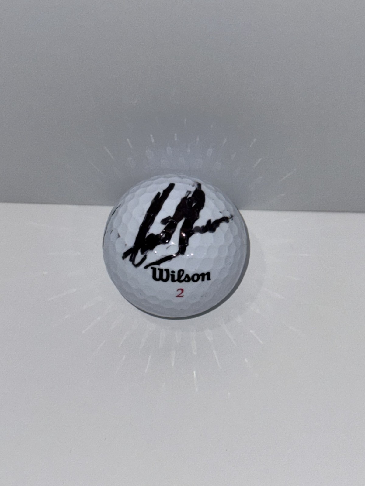 HENRIK STENSON SIGNED WILSON GOLF BALL PGA STAR RARE