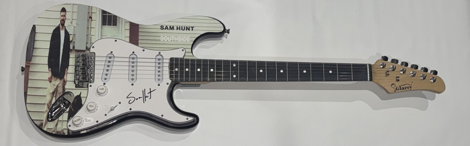 SAM HUNT SIGNED CUSTOM ELECTRIC GUITAR SOUTHSIDE COUNTRY JSA COA