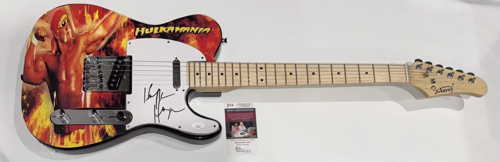 HULK HOGAN SIGNED CUSTOM ELECTRIC GUITAR HULKAMANIA WWF WWE JSA COA