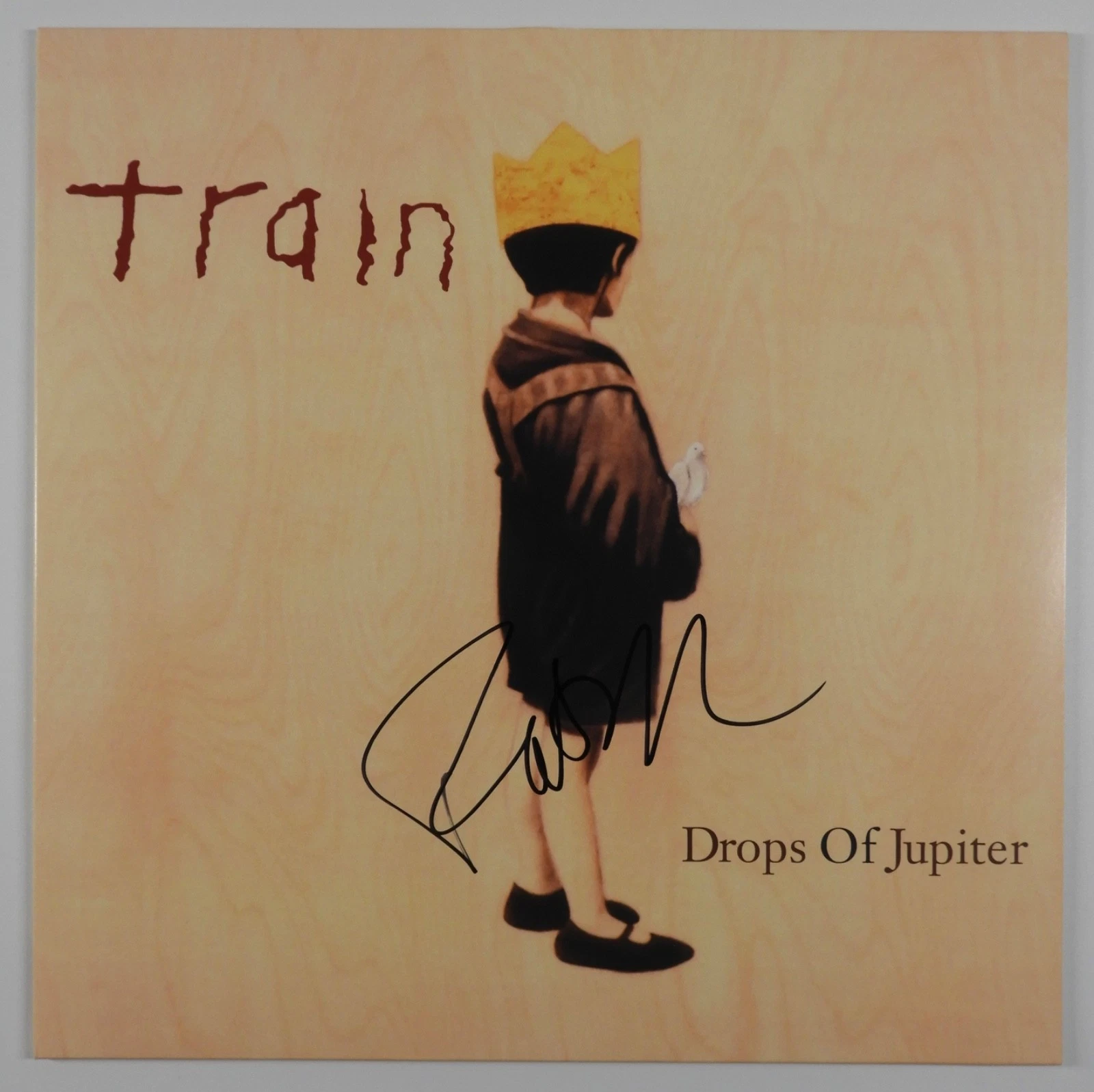 Train Pat Monahan Signed Autograph JSA Vinyl Record Album Drops Of Jupiter