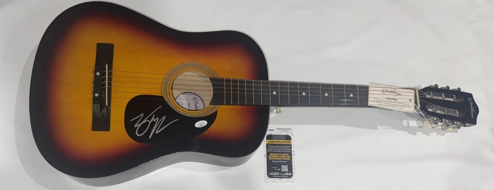 ZACH TOP SIGNED NATURAL ACOUSTIC GUITAR AUTOGRAPHED I NEVER LIE JSA COA COLLECTIBLE MEMORABILIA