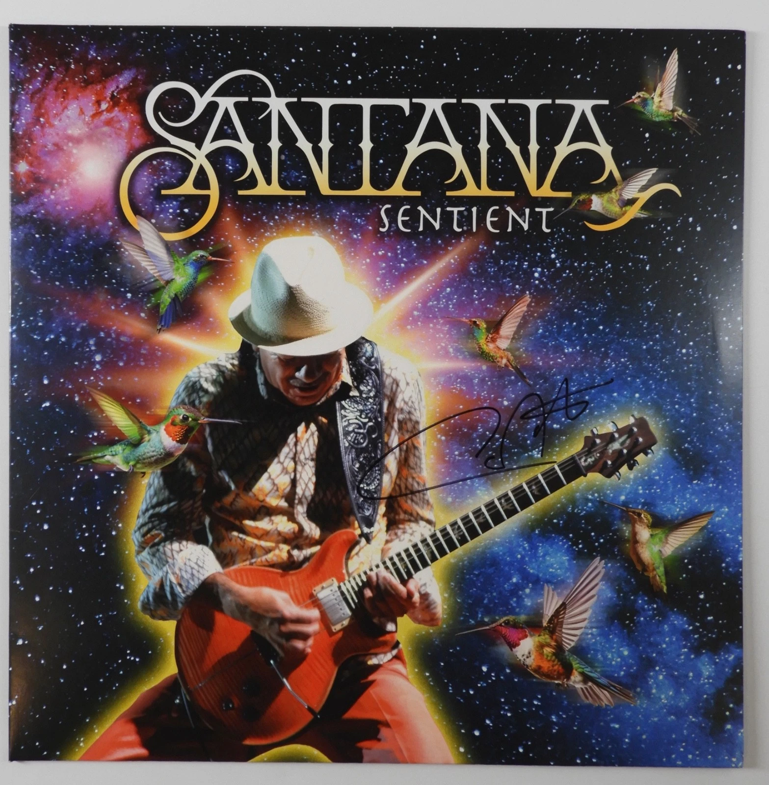 Carlos Santana Signed ACOA Autograph Album Record Vinyl Sentient