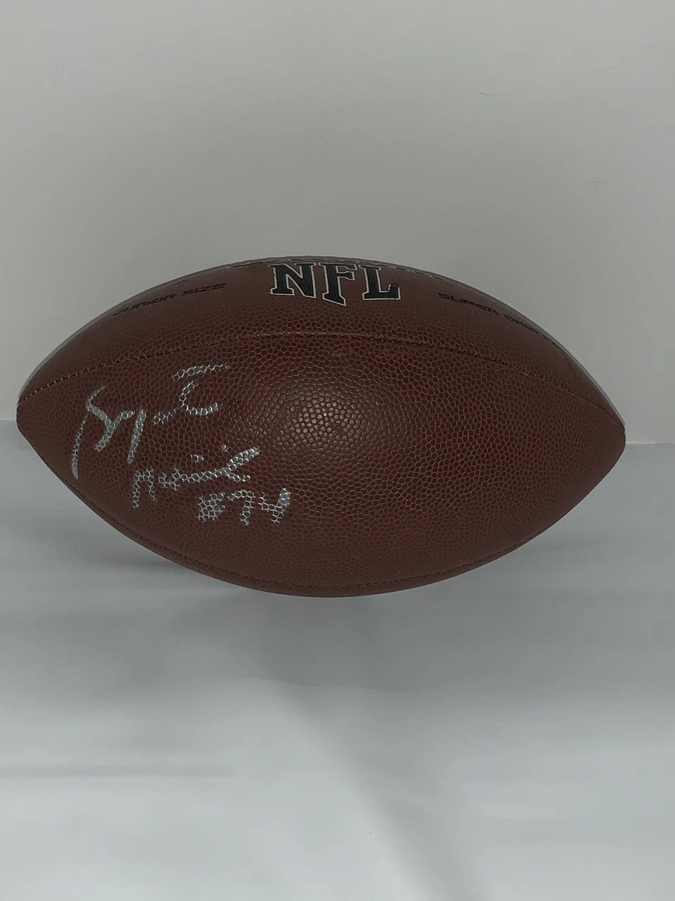 BRYANT MCKINNIE SIGNED JUNIOR SIZE NFL FOOTBALL MINNESOTA VIKINGS