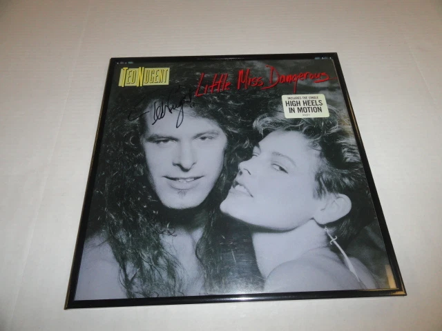 TED NUGENT SIGNED FRAMED 