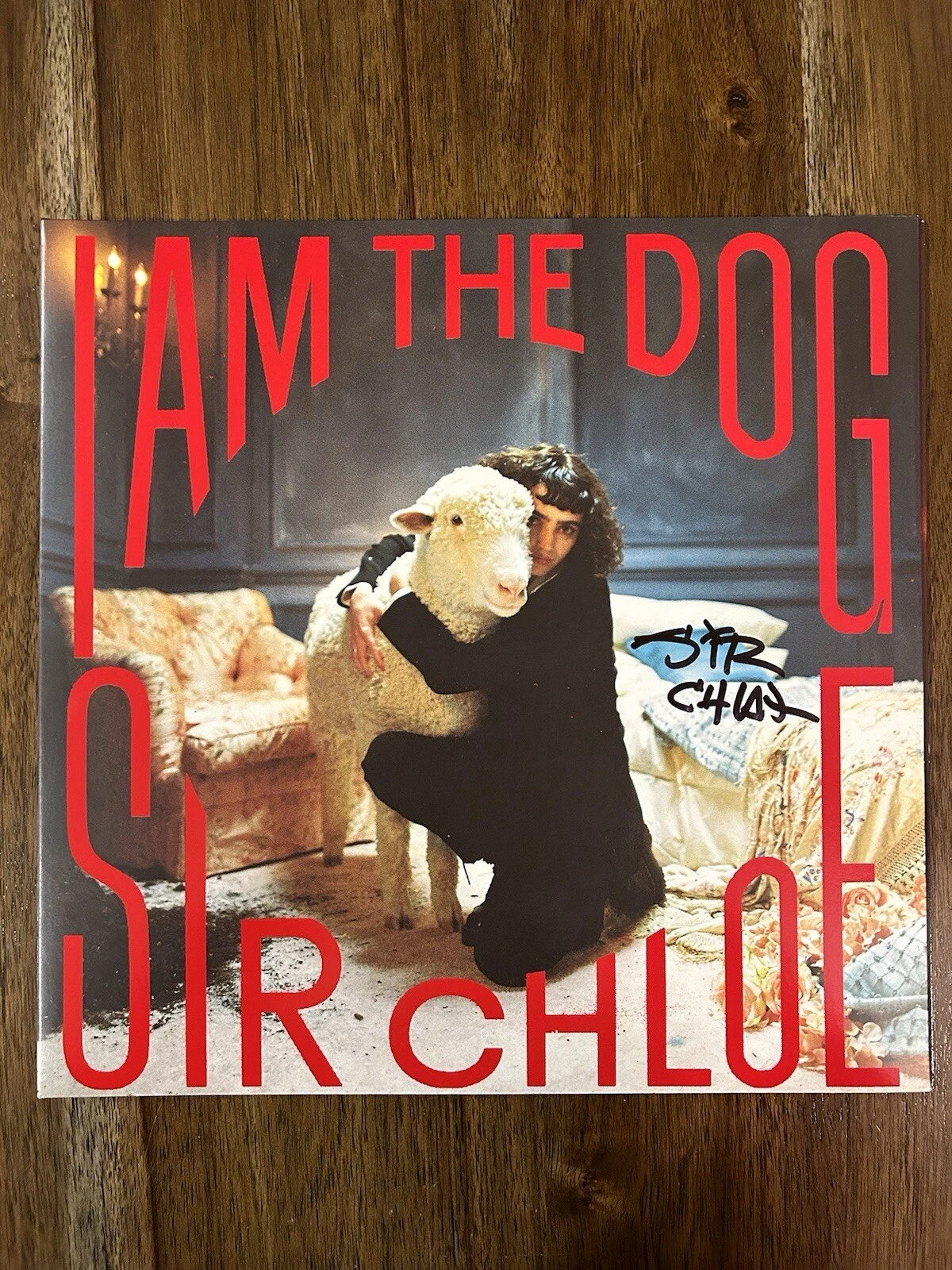 ‘Sir Chloe’ Indie Singer Signed Vinyl Album ‘I Am The Dog’ Dana Foote PROOF
