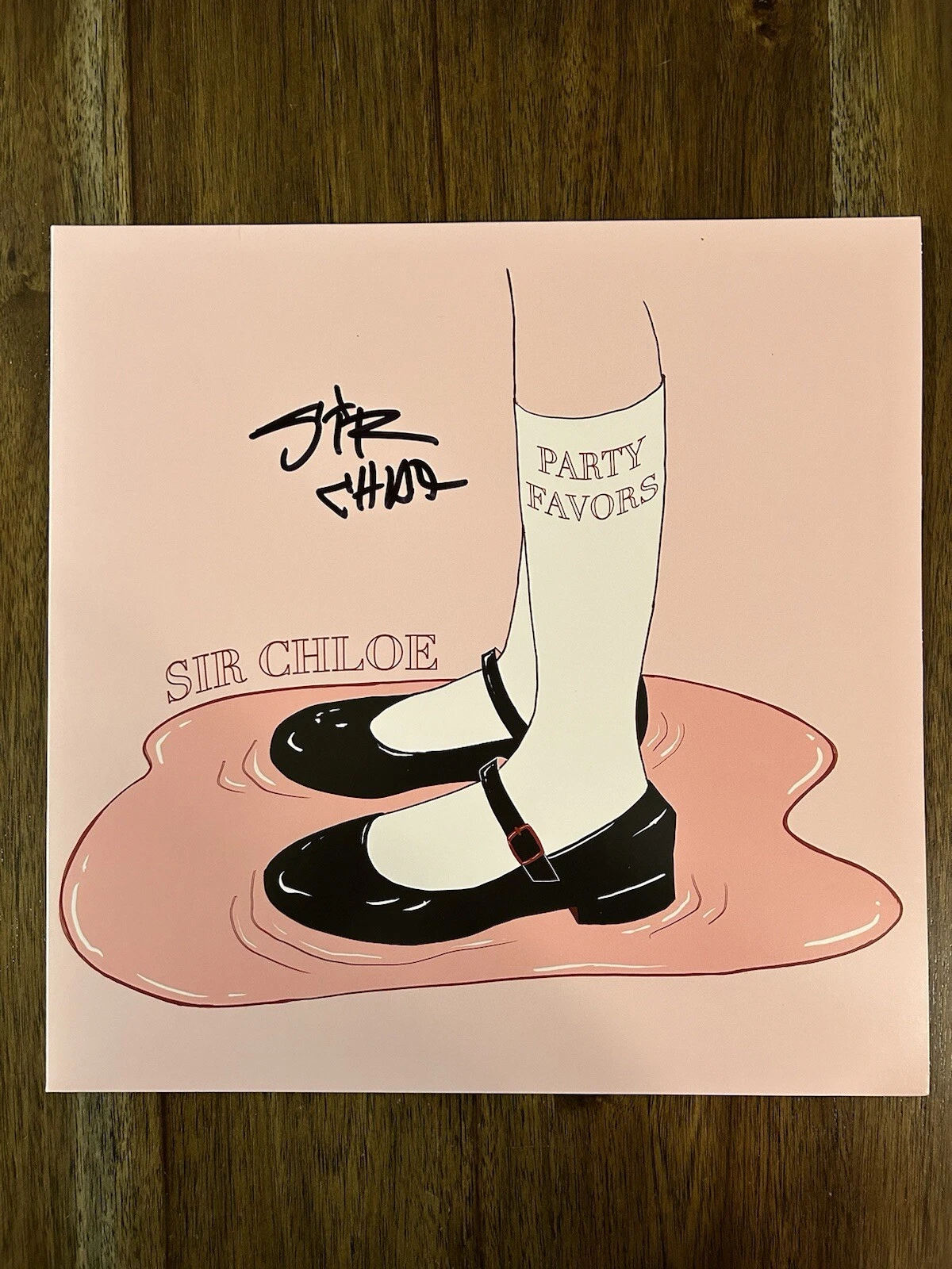 ‘Sir Chloe’ Indie Singer Signed Vinyl Album ‘Party Favors’ Dana Foote PROOF